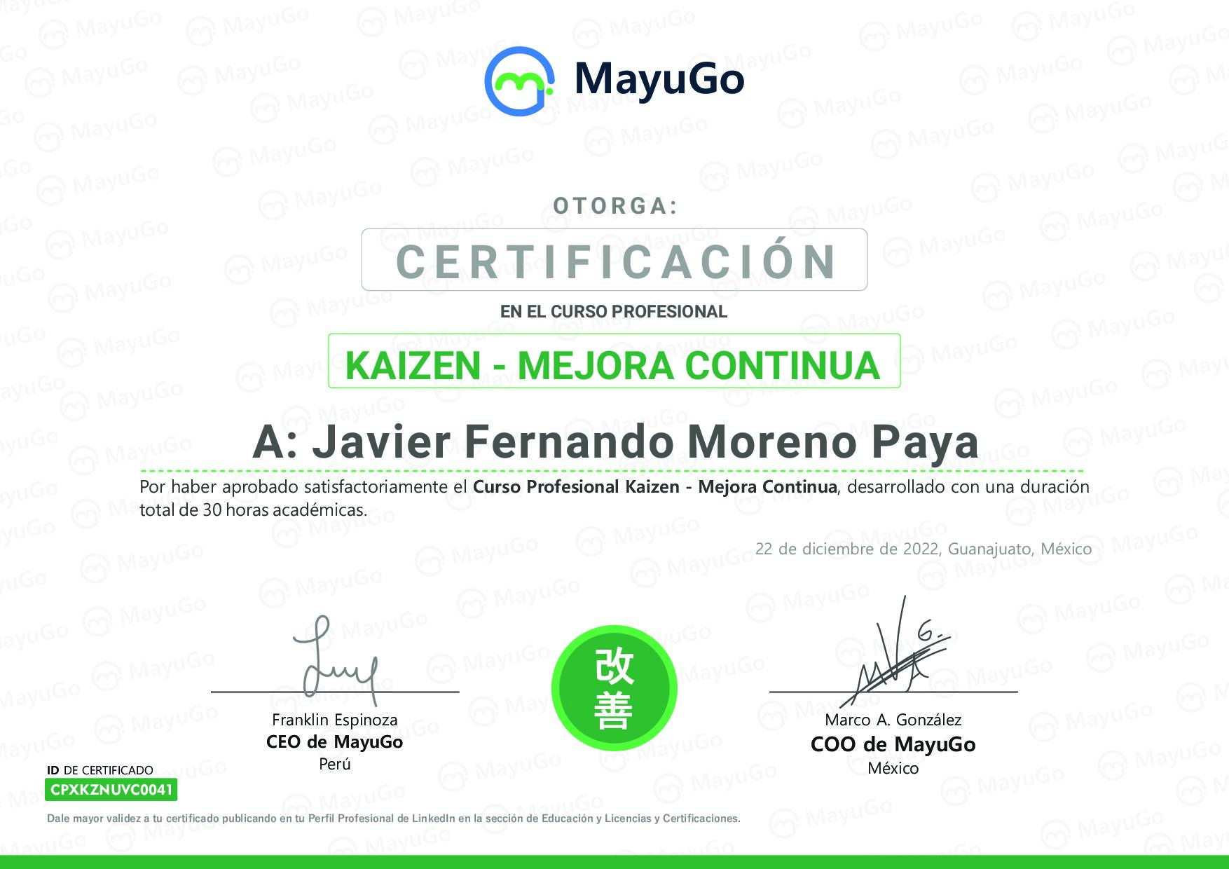 Certificado