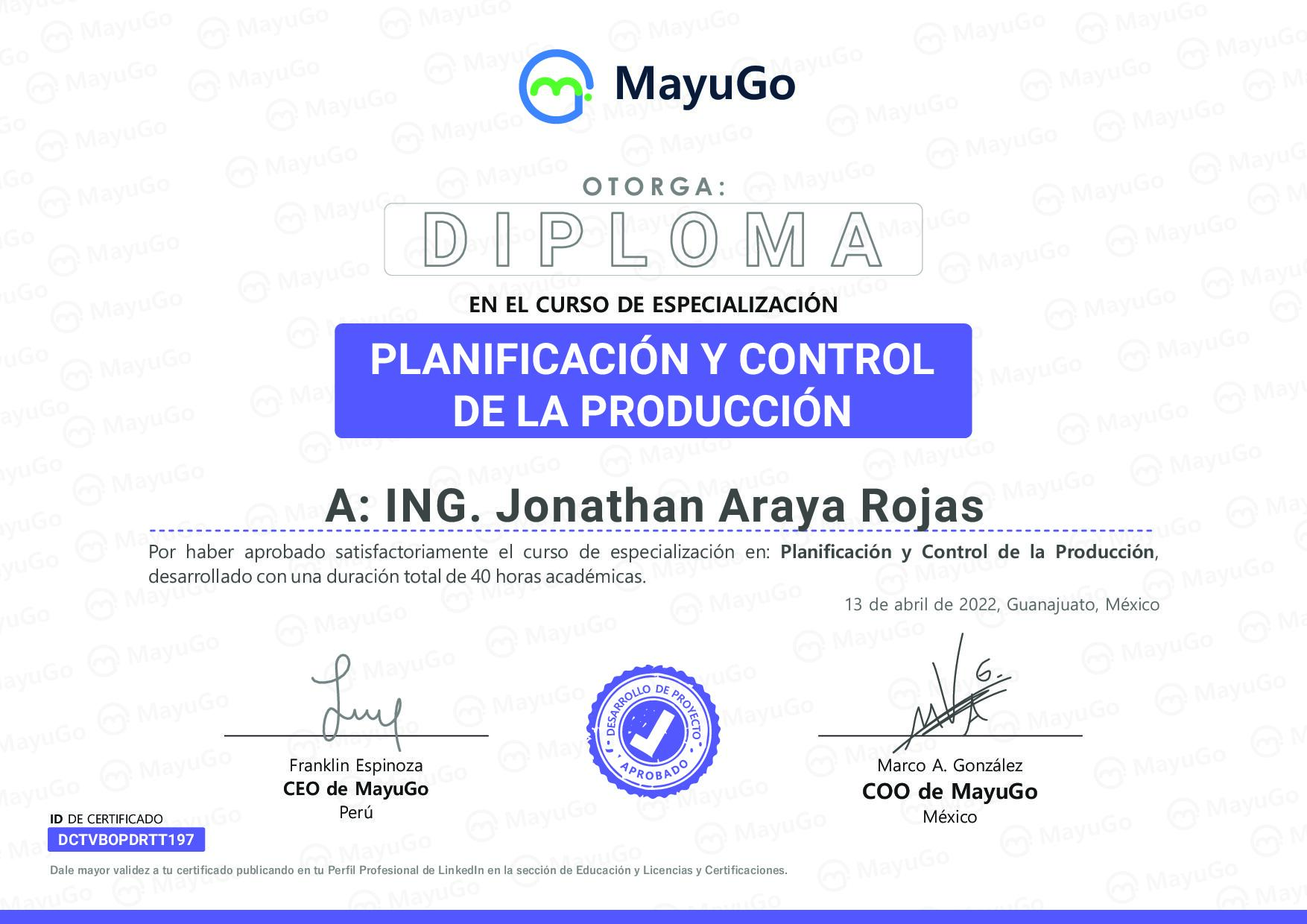 Certificado