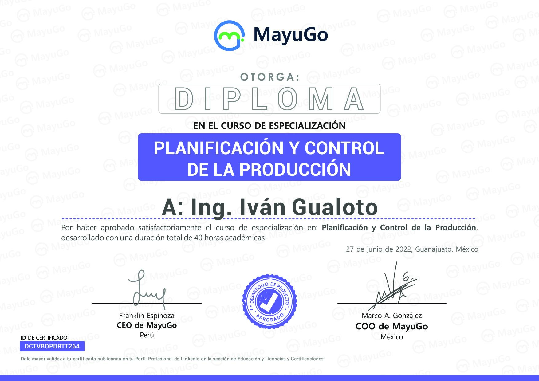 Certificado