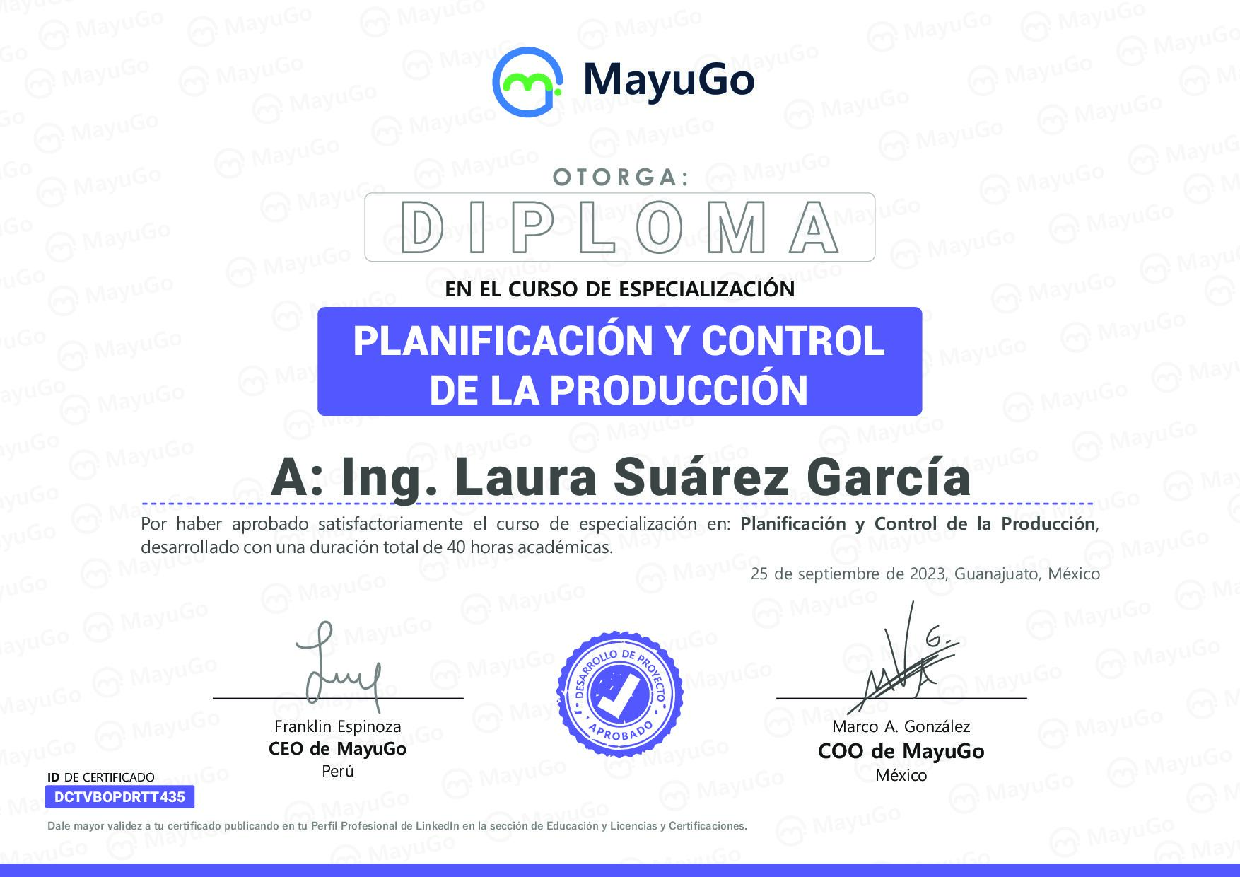 Certificado