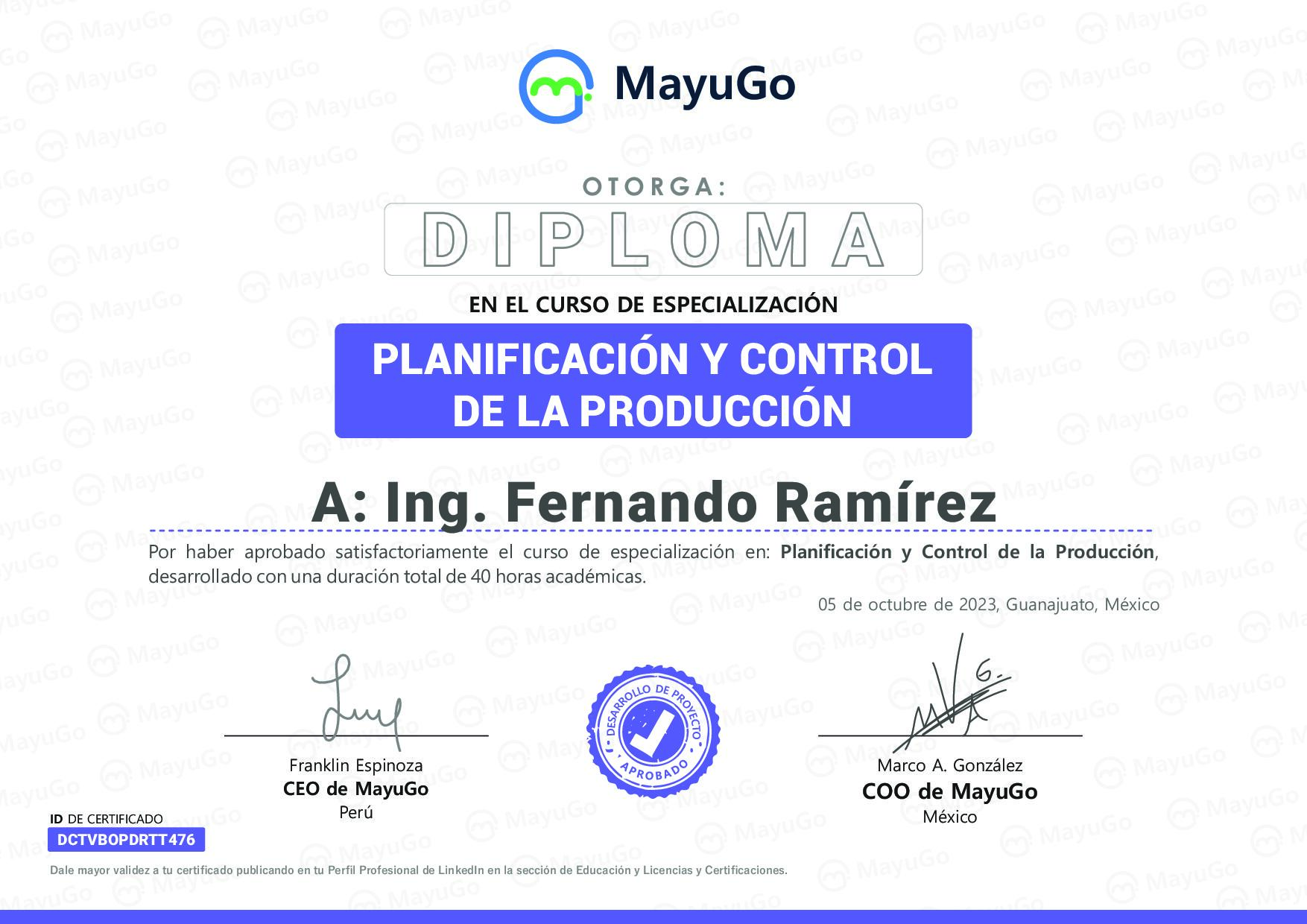 Certificado