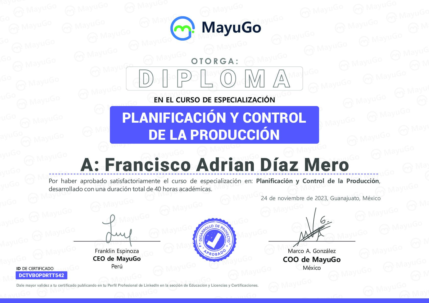 Certificado