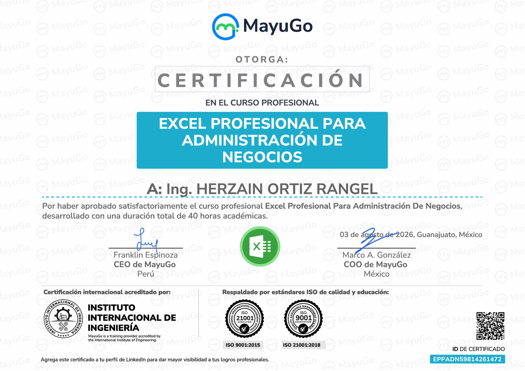 Certificado