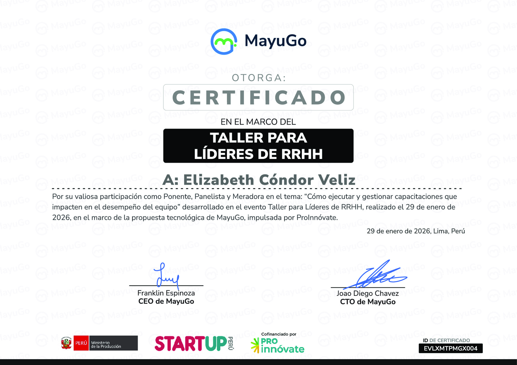 Certificado