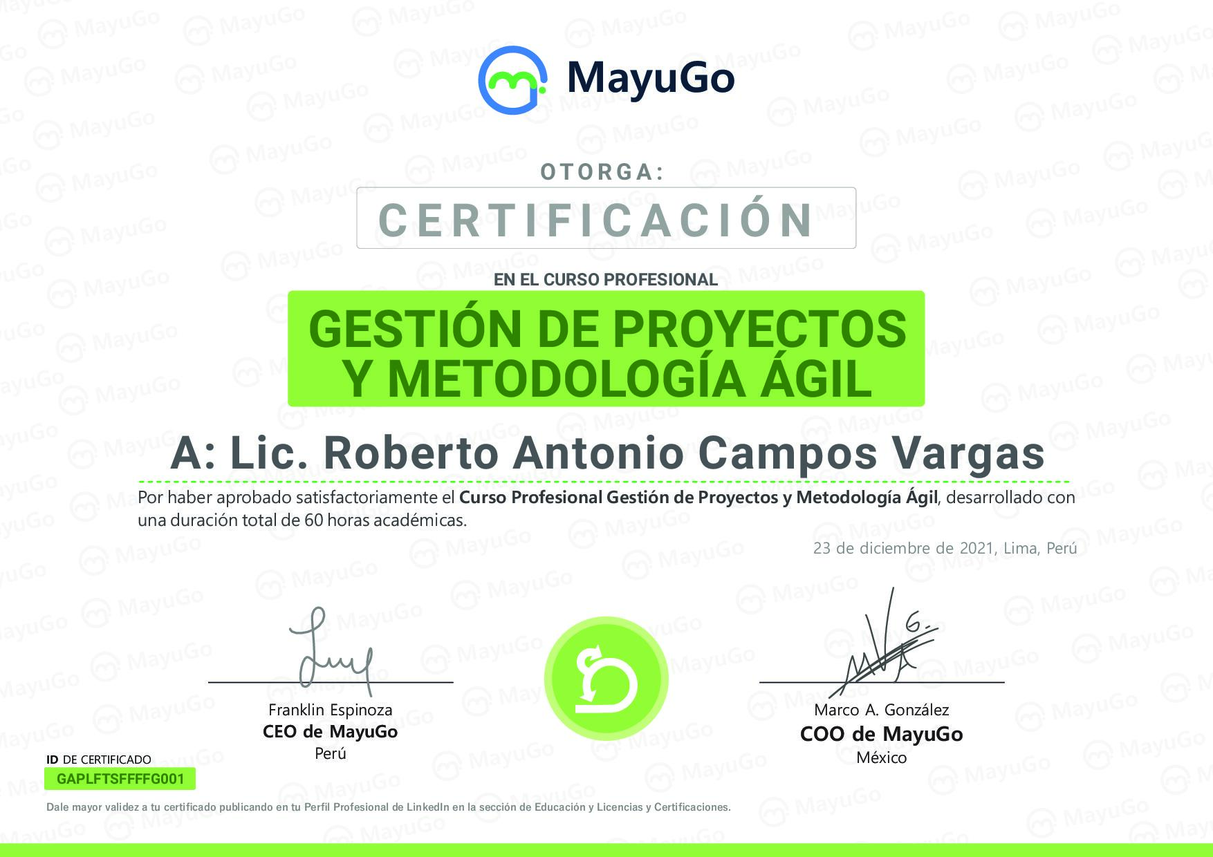 Certificado