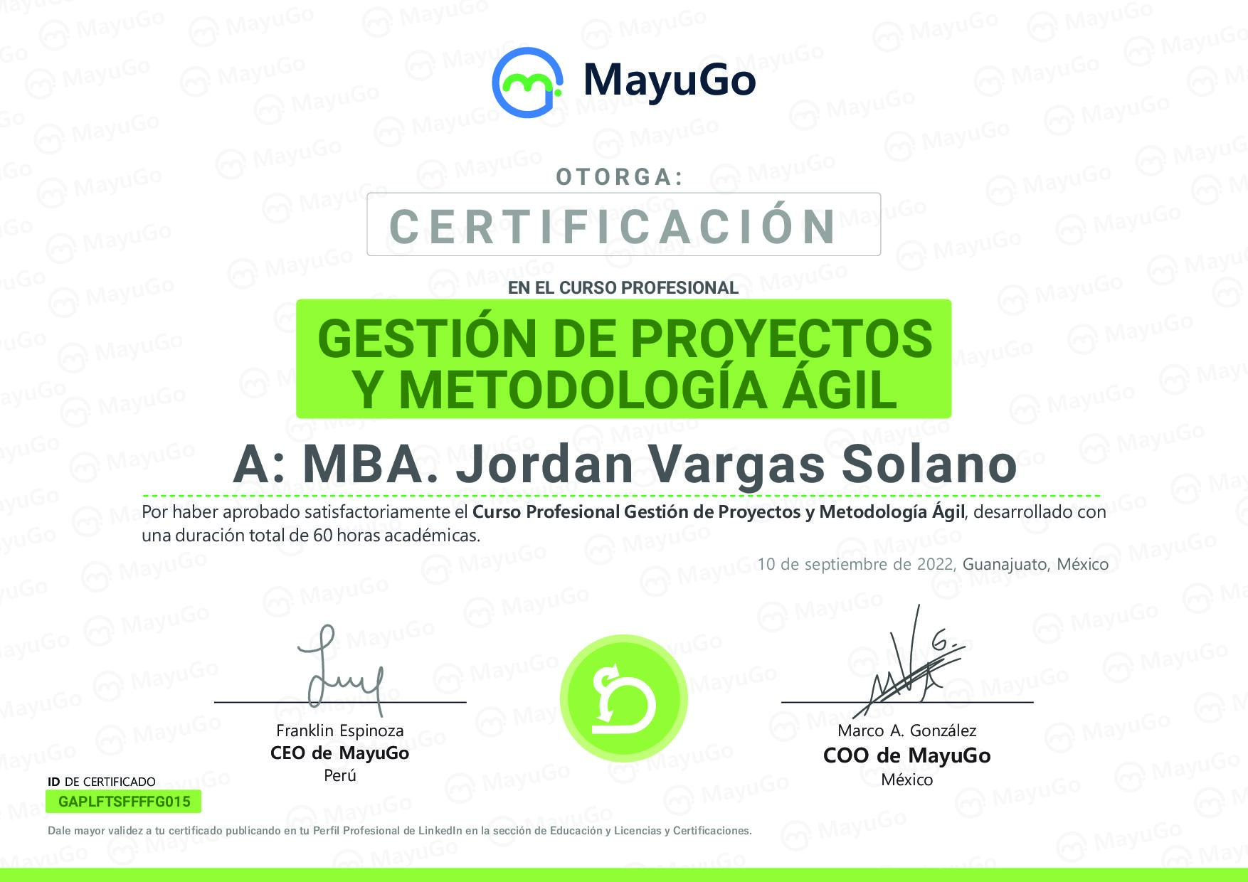 Certificado