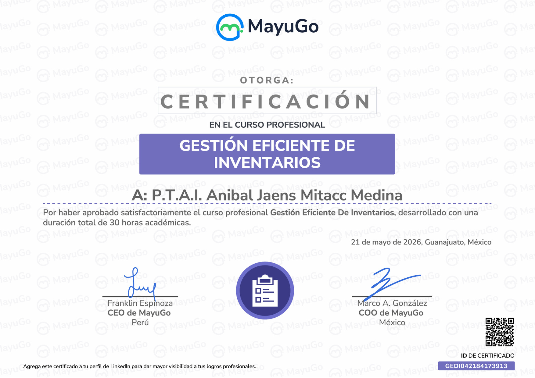 Certificado