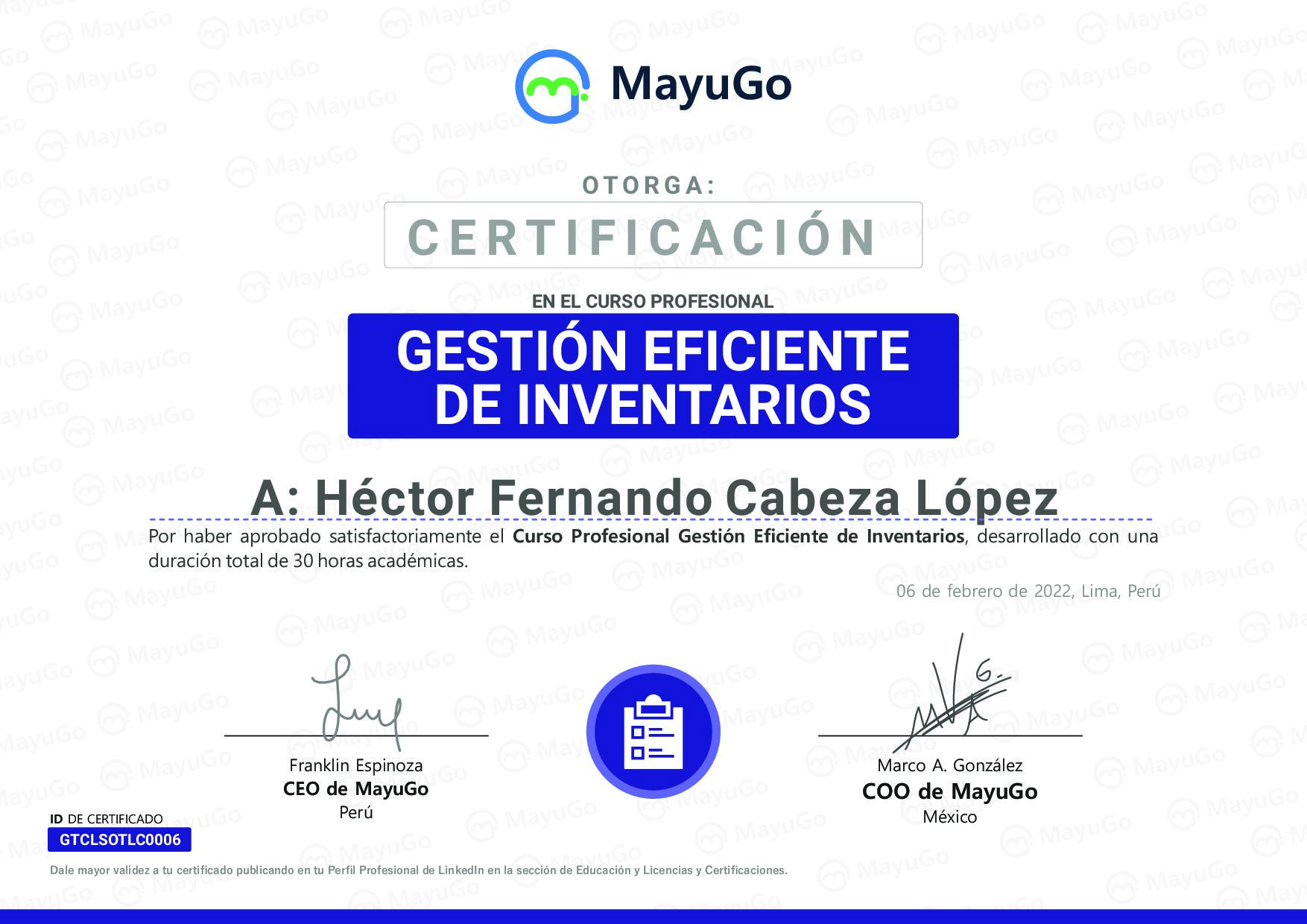 Certificado