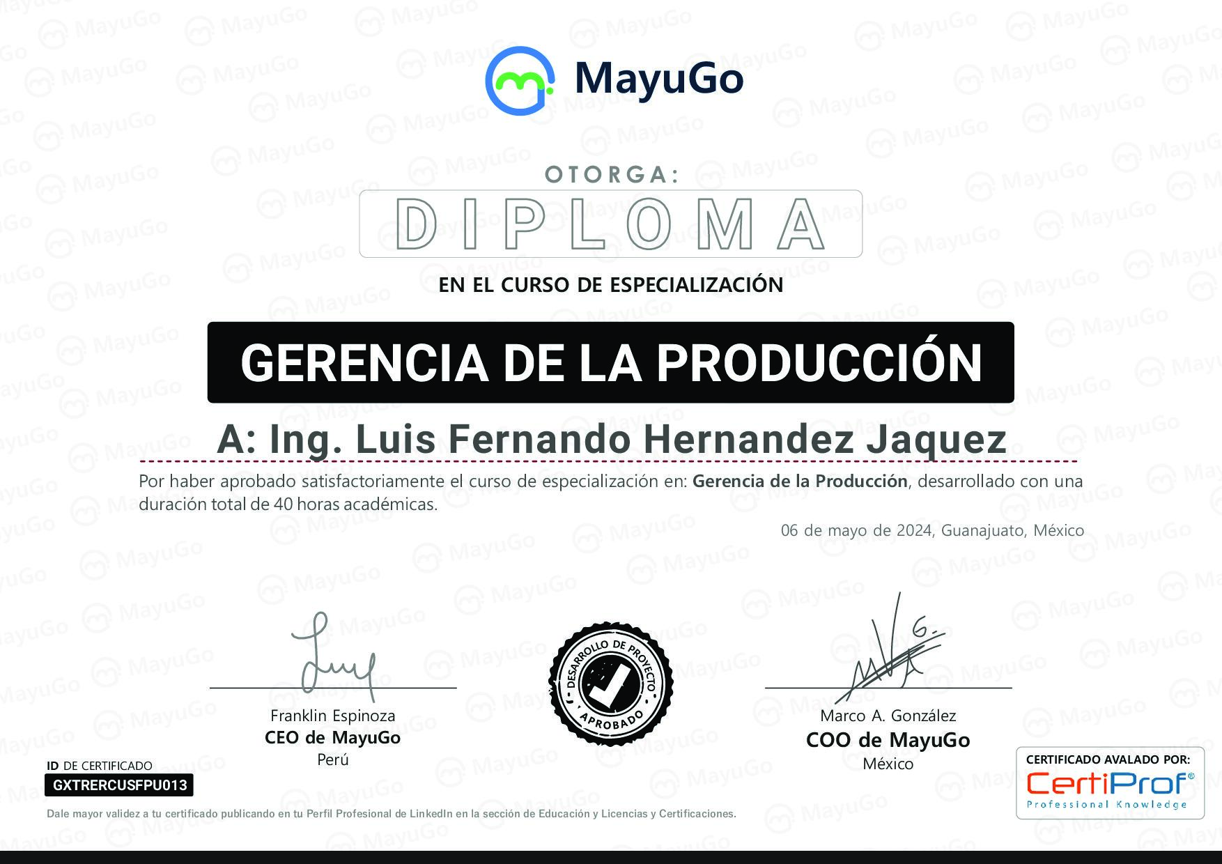Certificado
