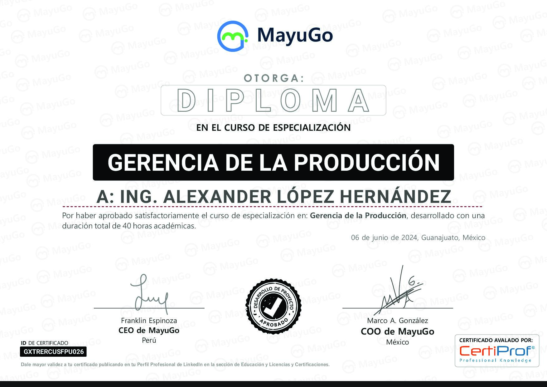Certificado