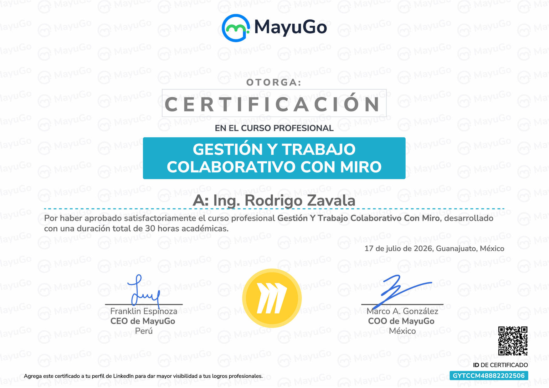 Certificado
