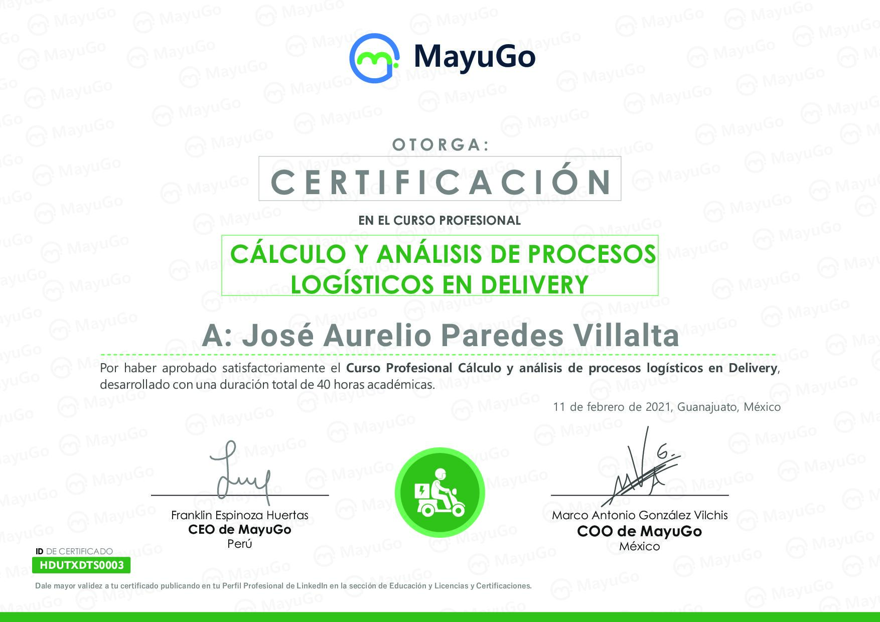 Certificado