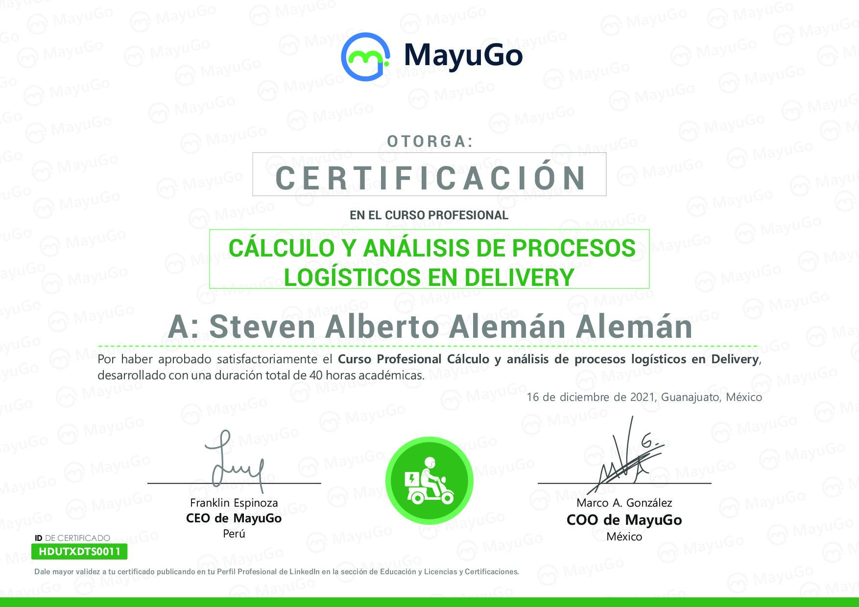 Certificado