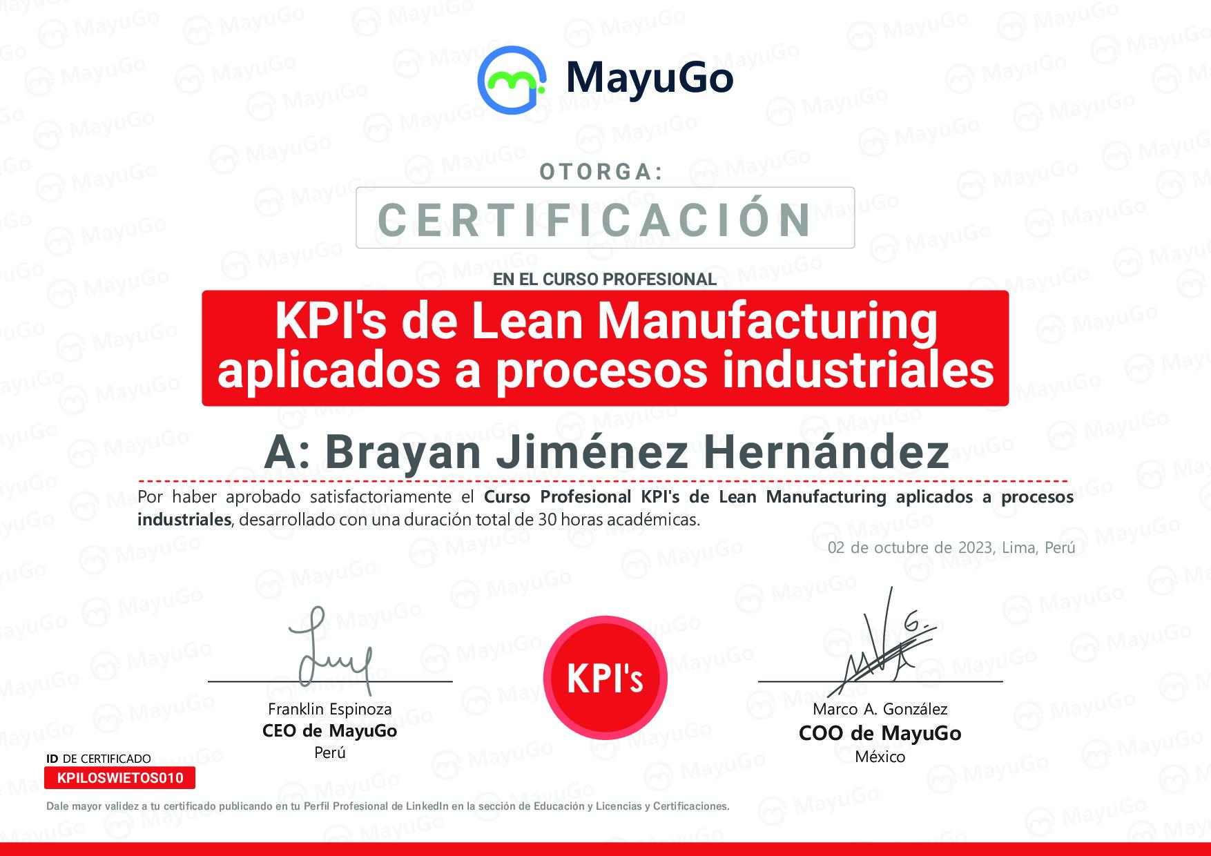 Certificado