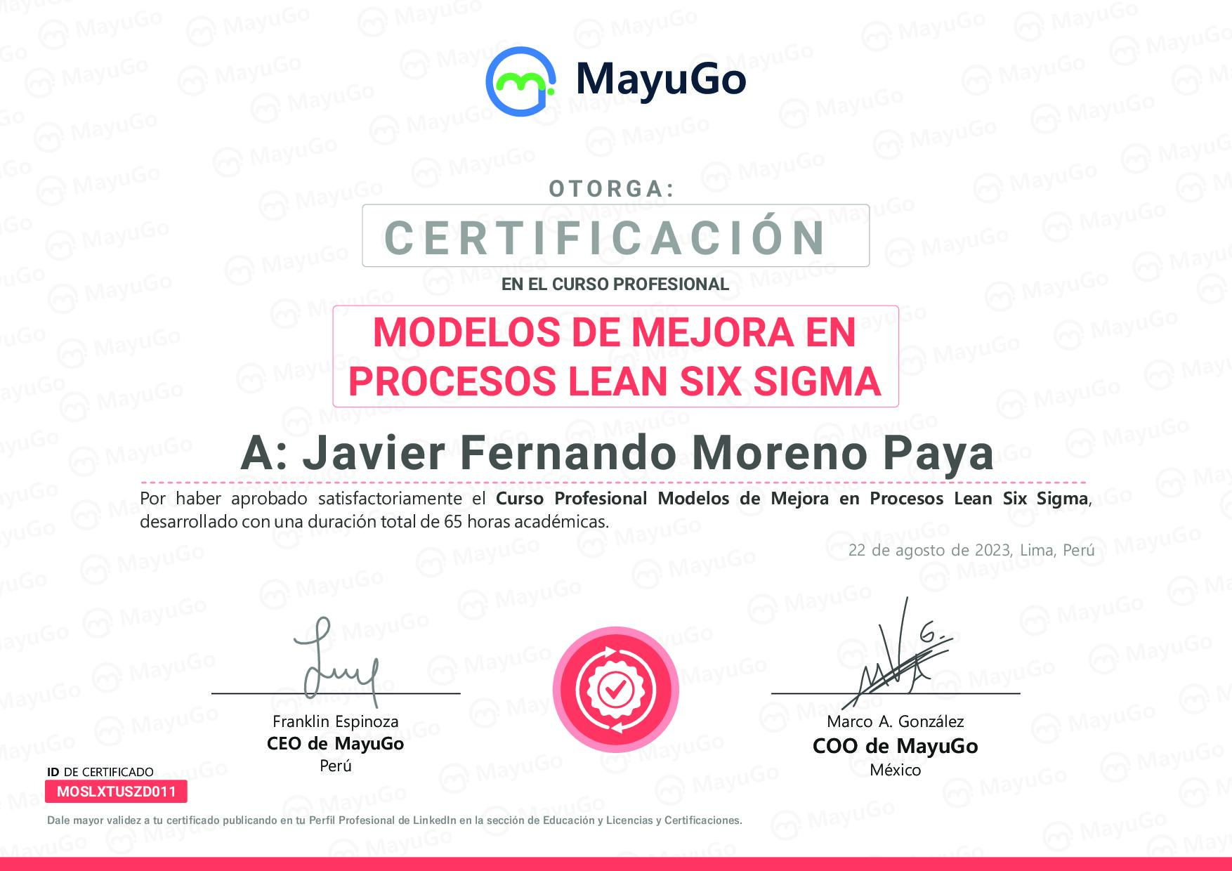 Certificado