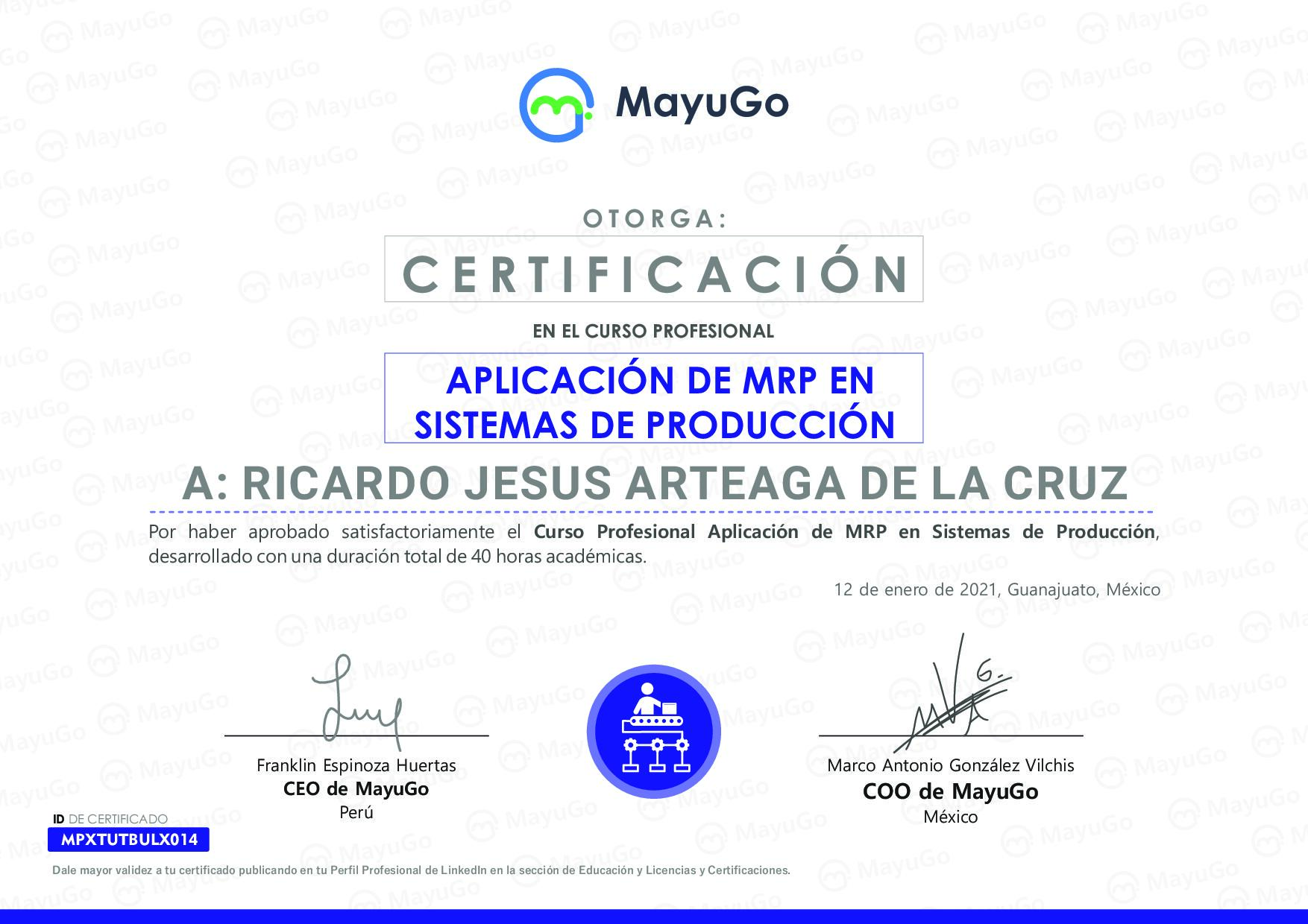 Certificado