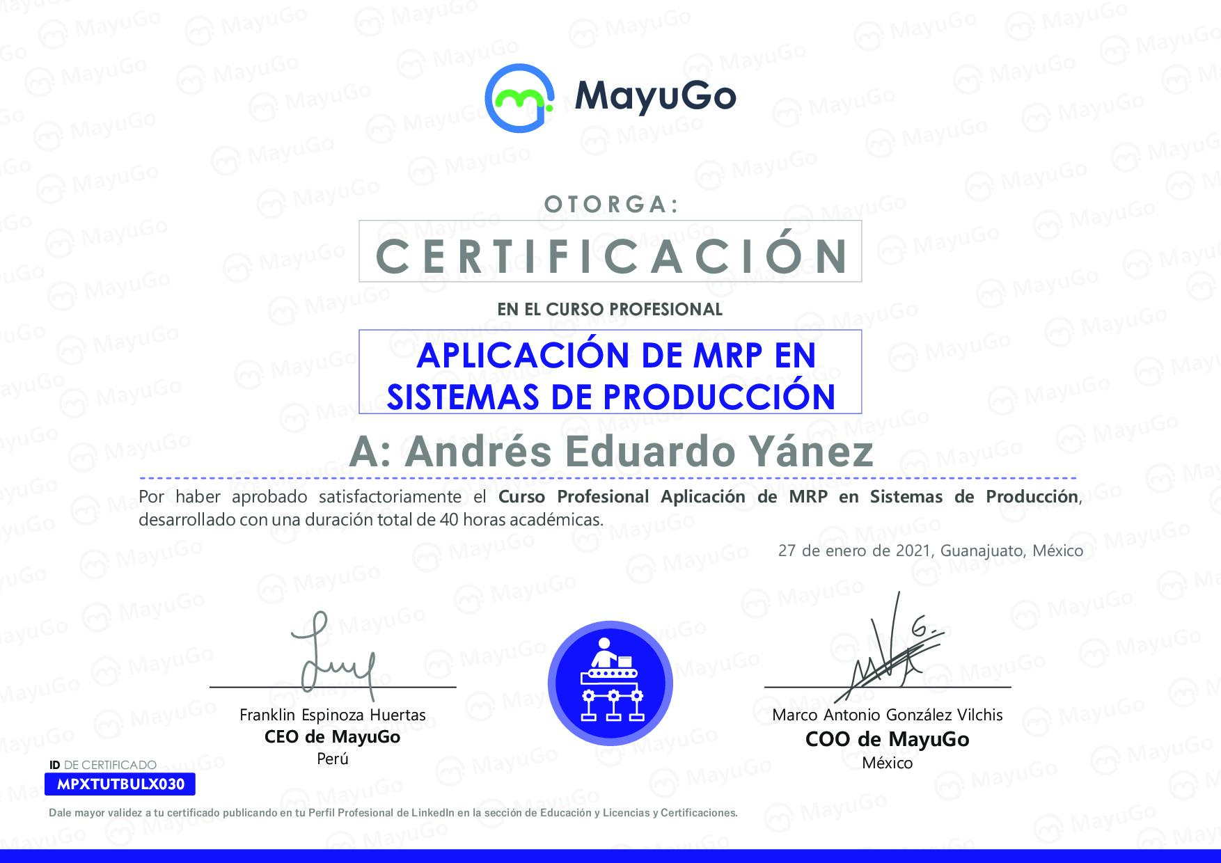 Certificado