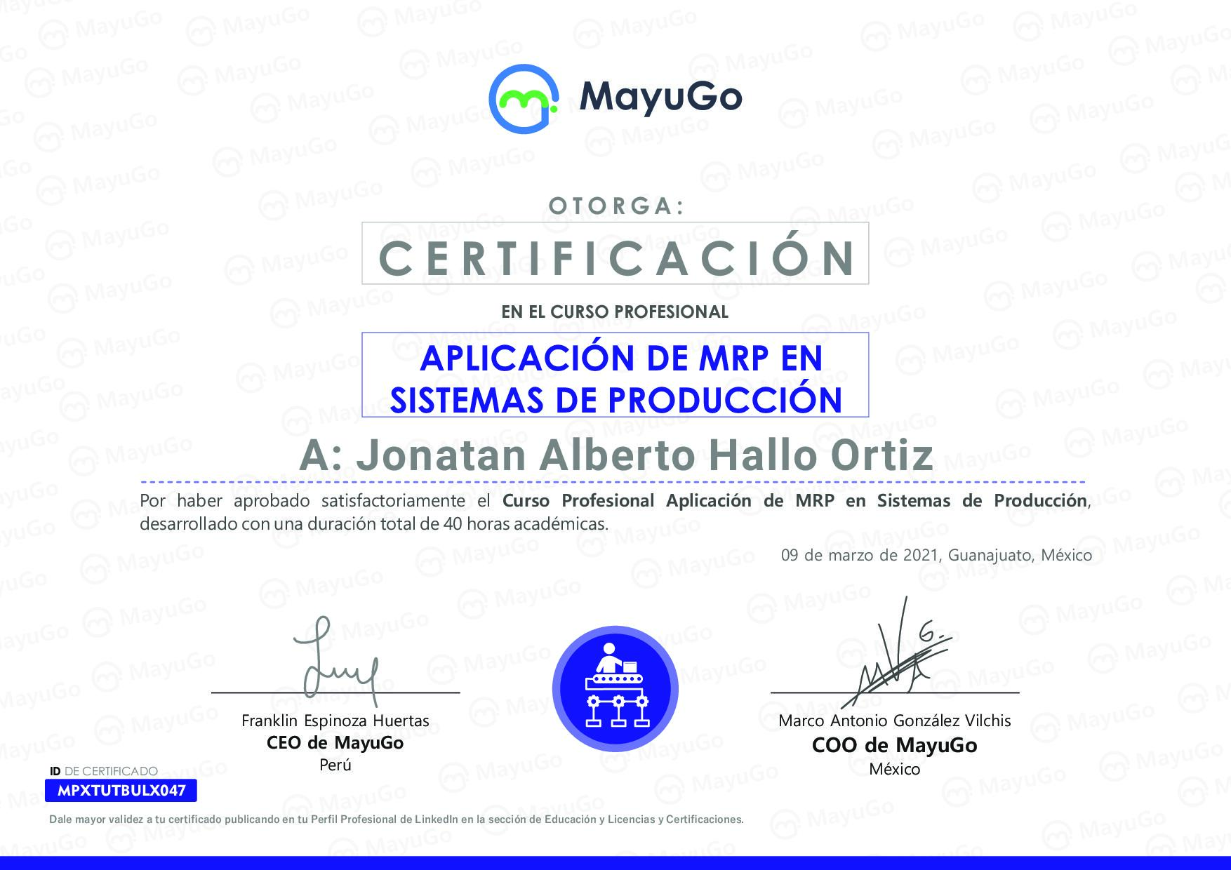 Certificado