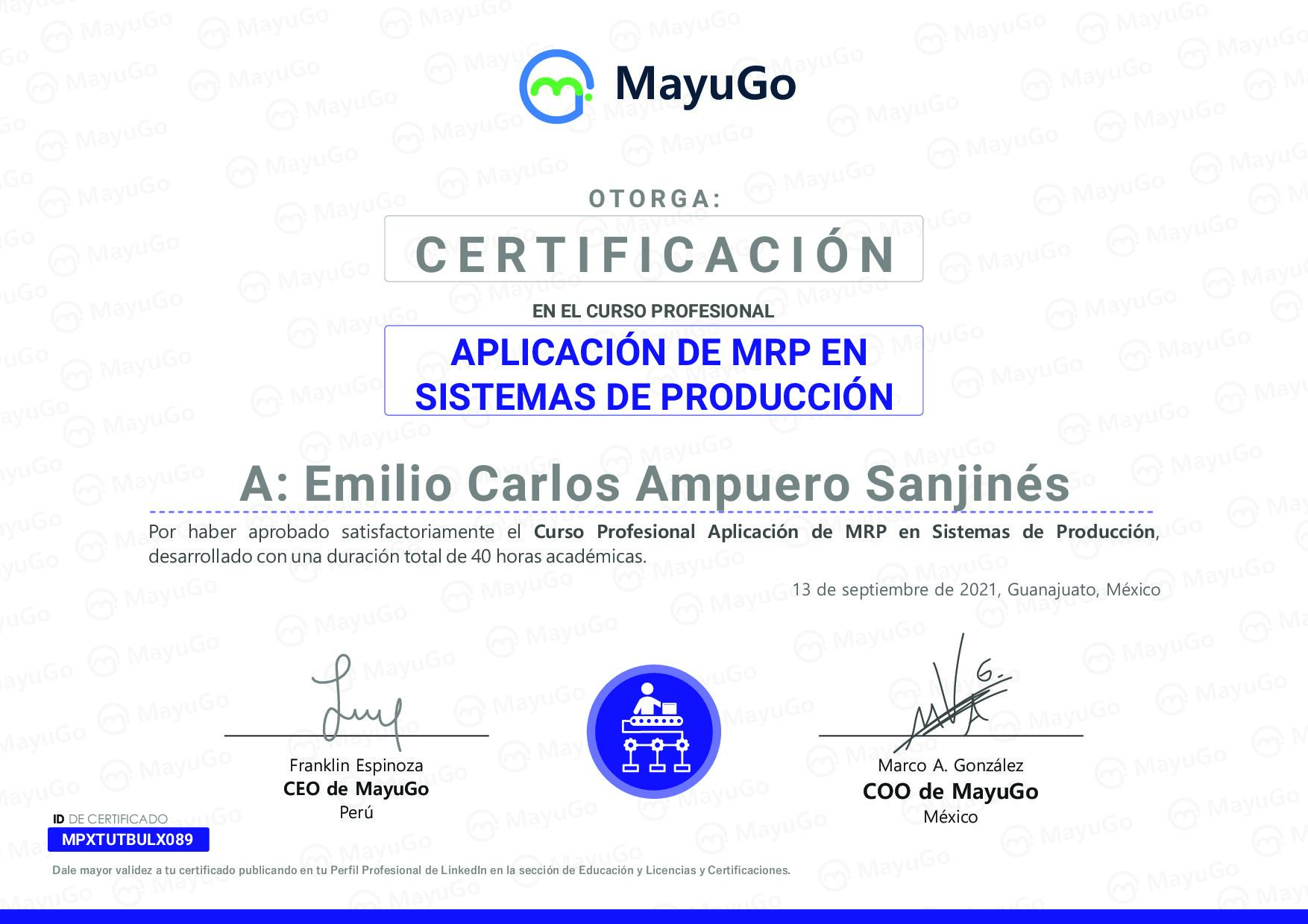 Certificado