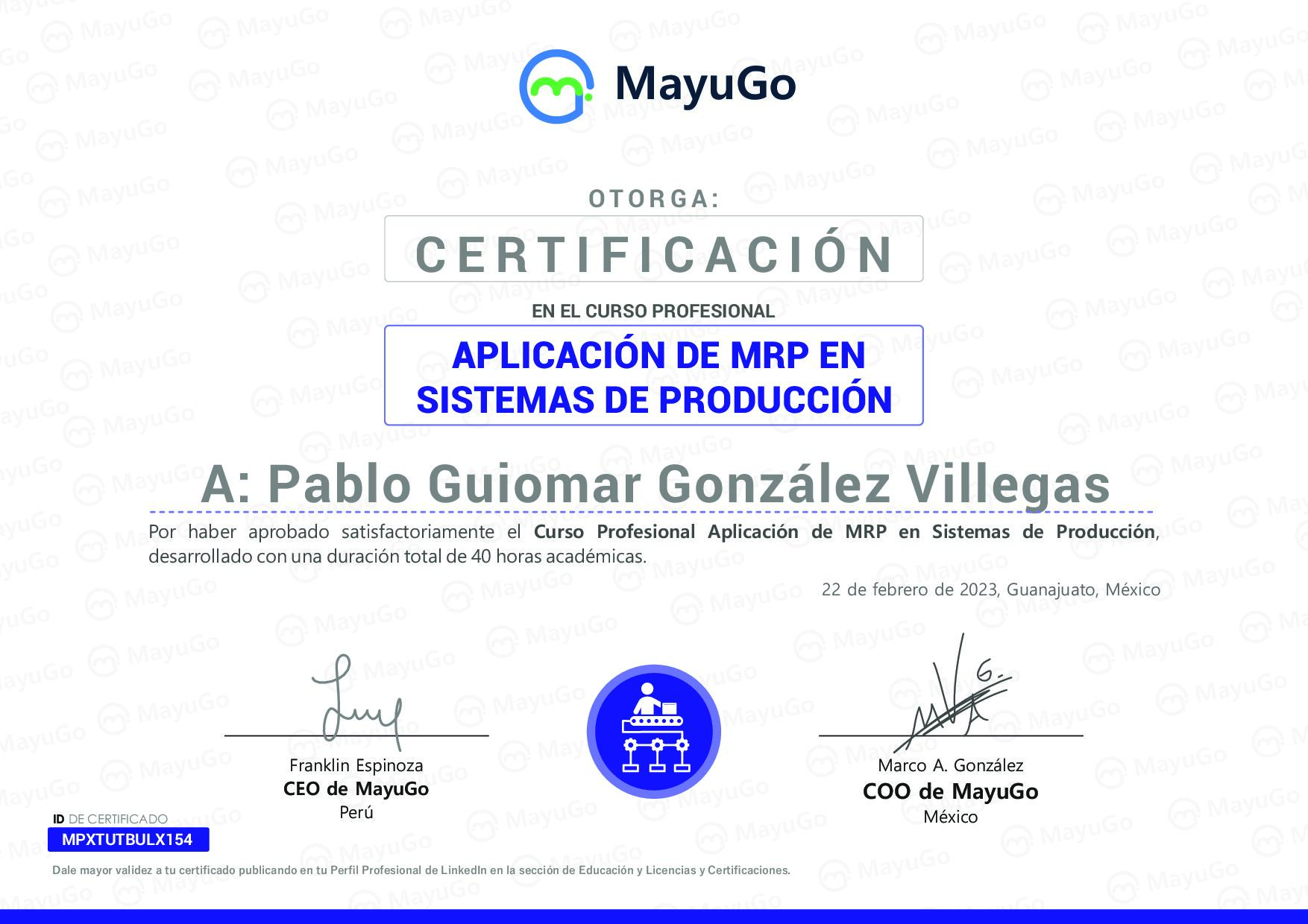 Certificado