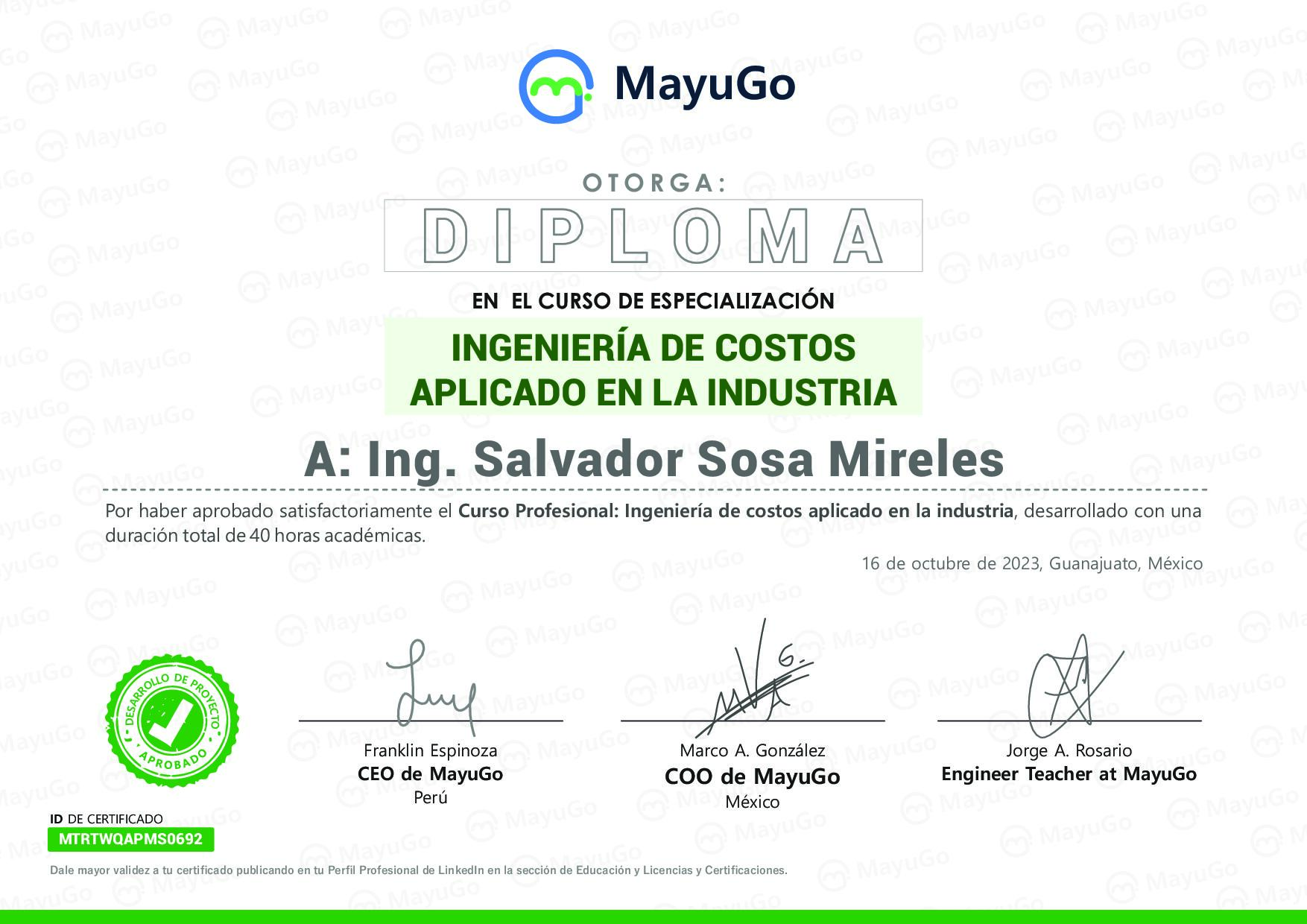 Certificado
