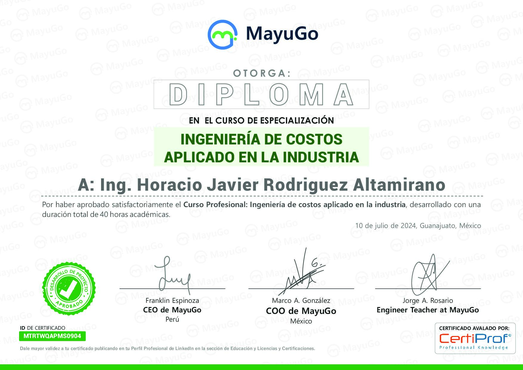 Certificado