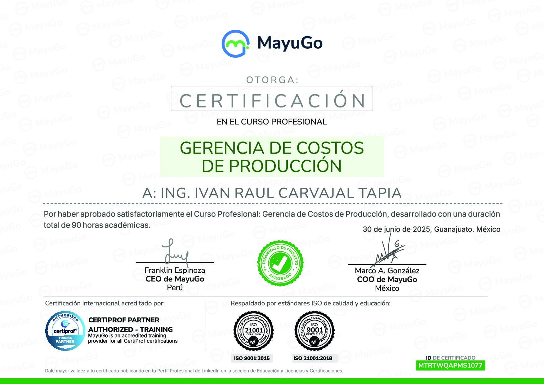 Certificado