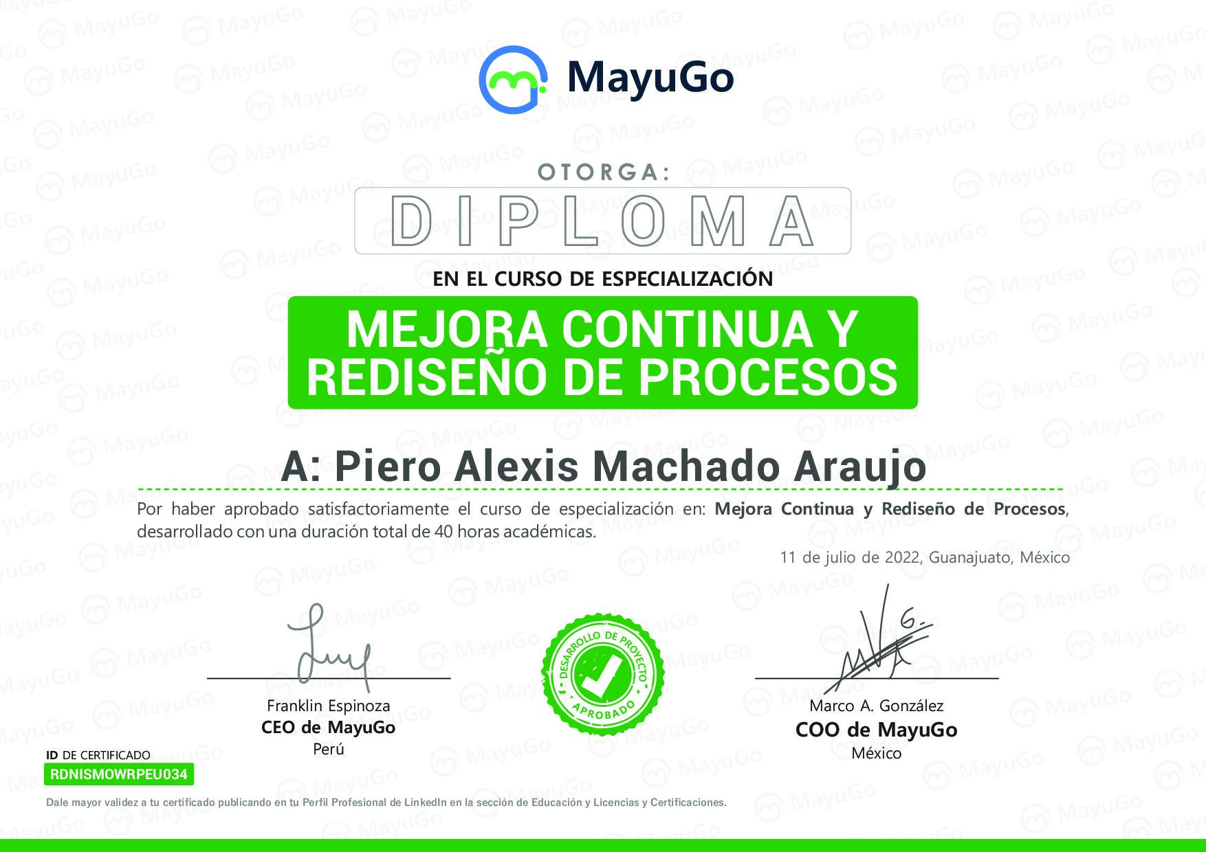 Certificado