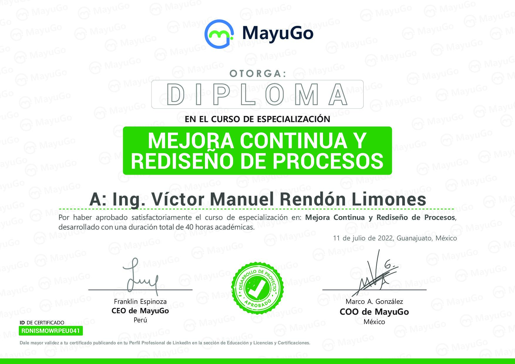 Certificado