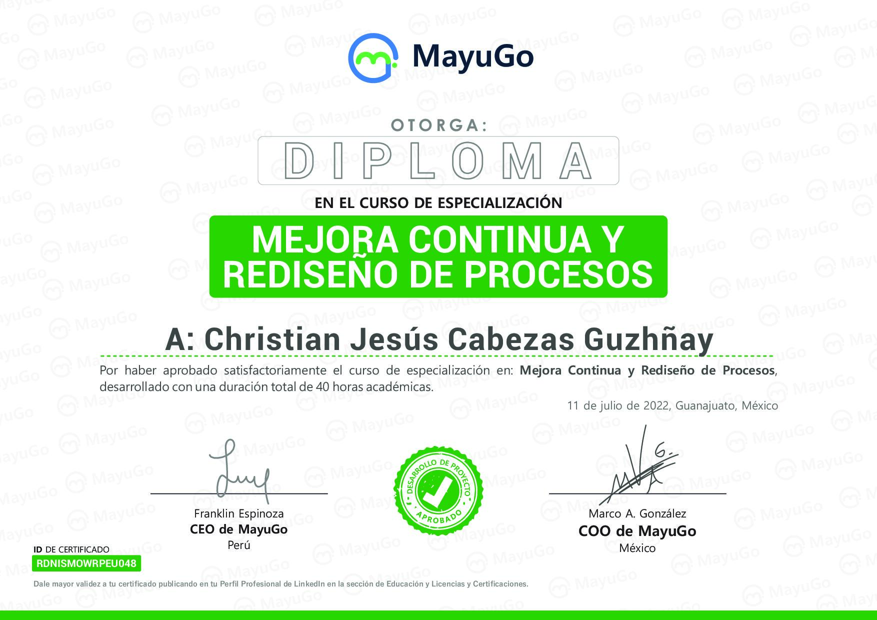 Certificado