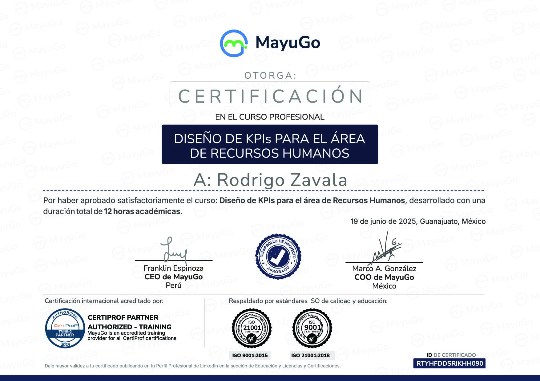 Certificado
