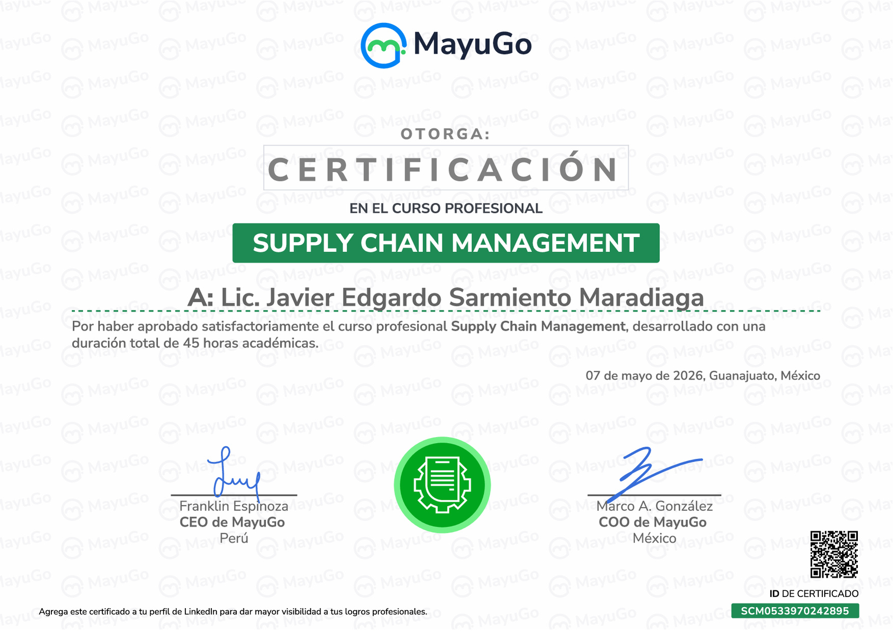 Certificado