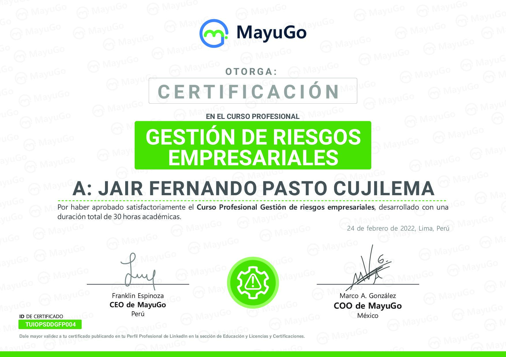 Certificado