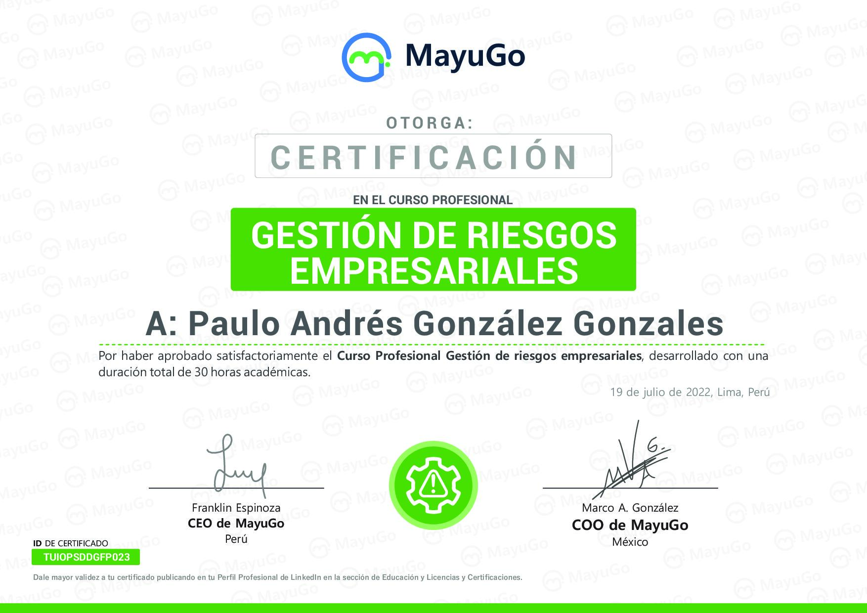 Certificado