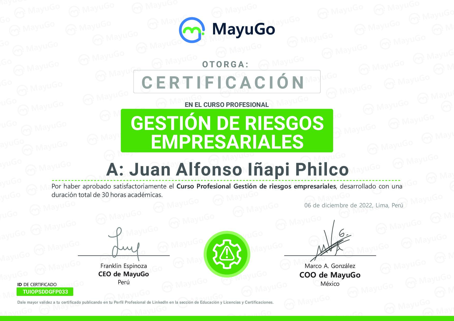 Certificado