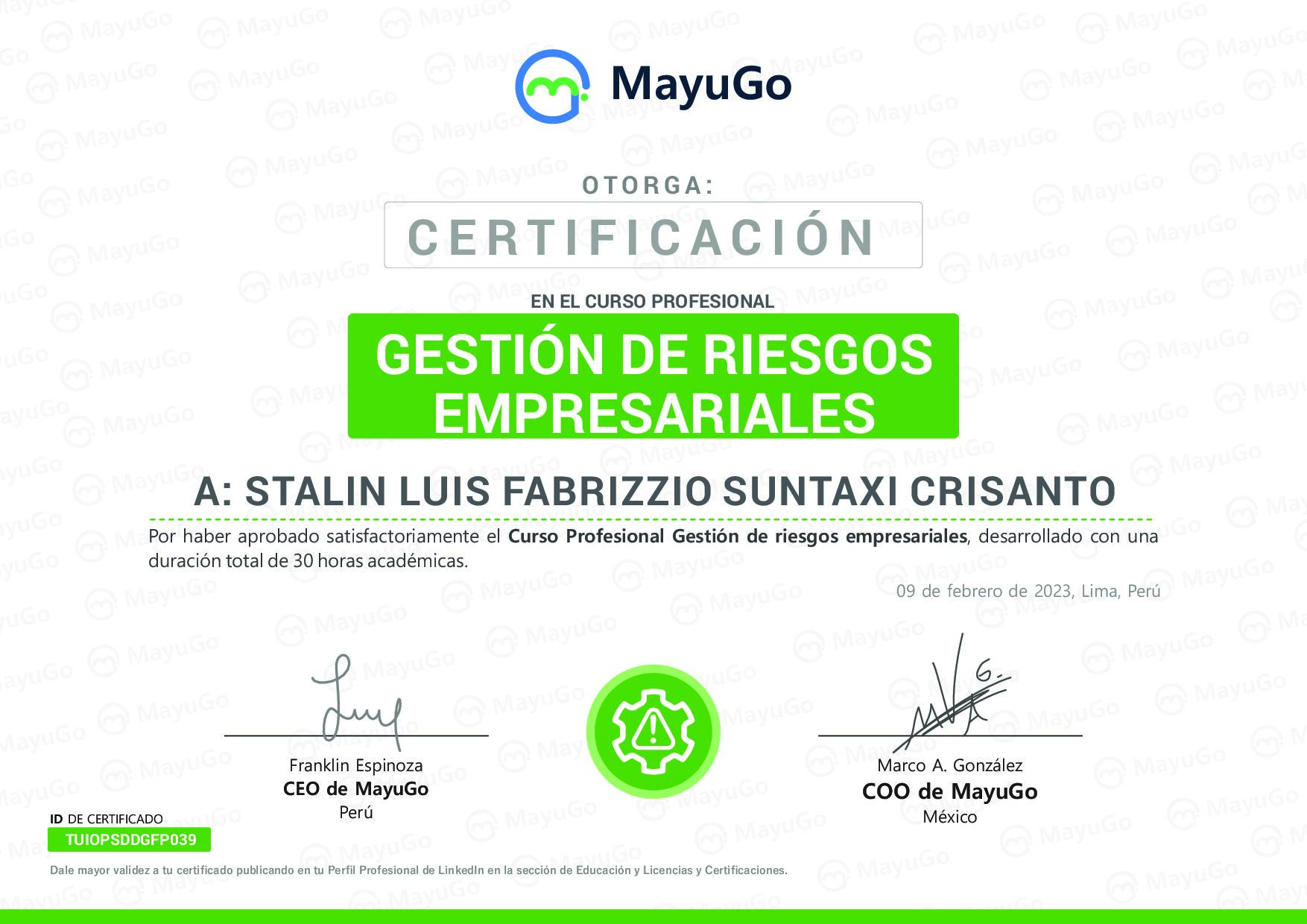 Certificado