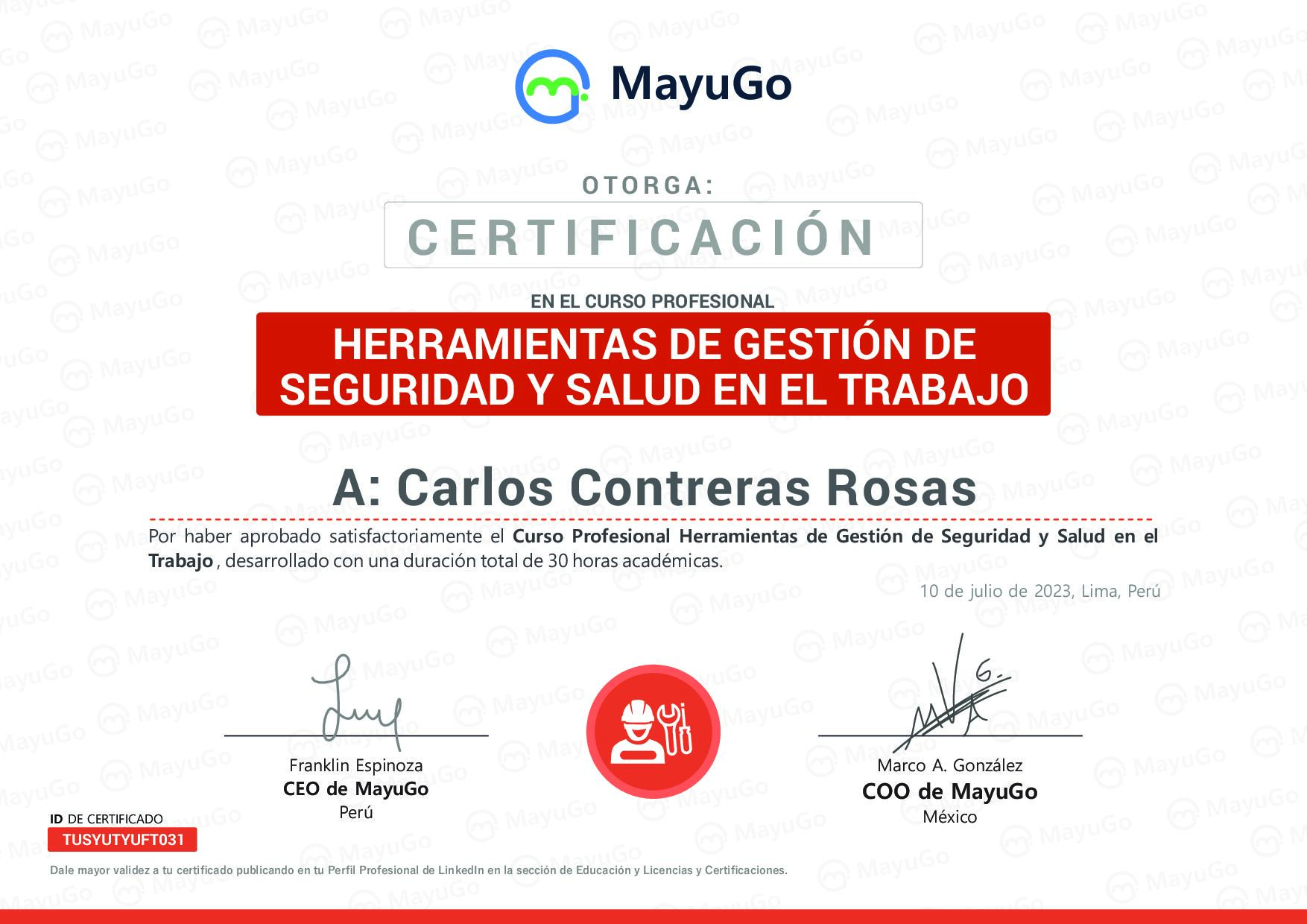 Certificado