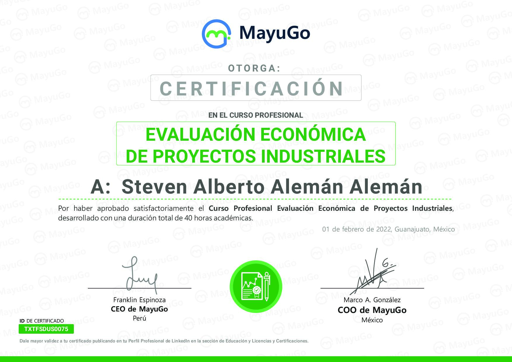 Certificado