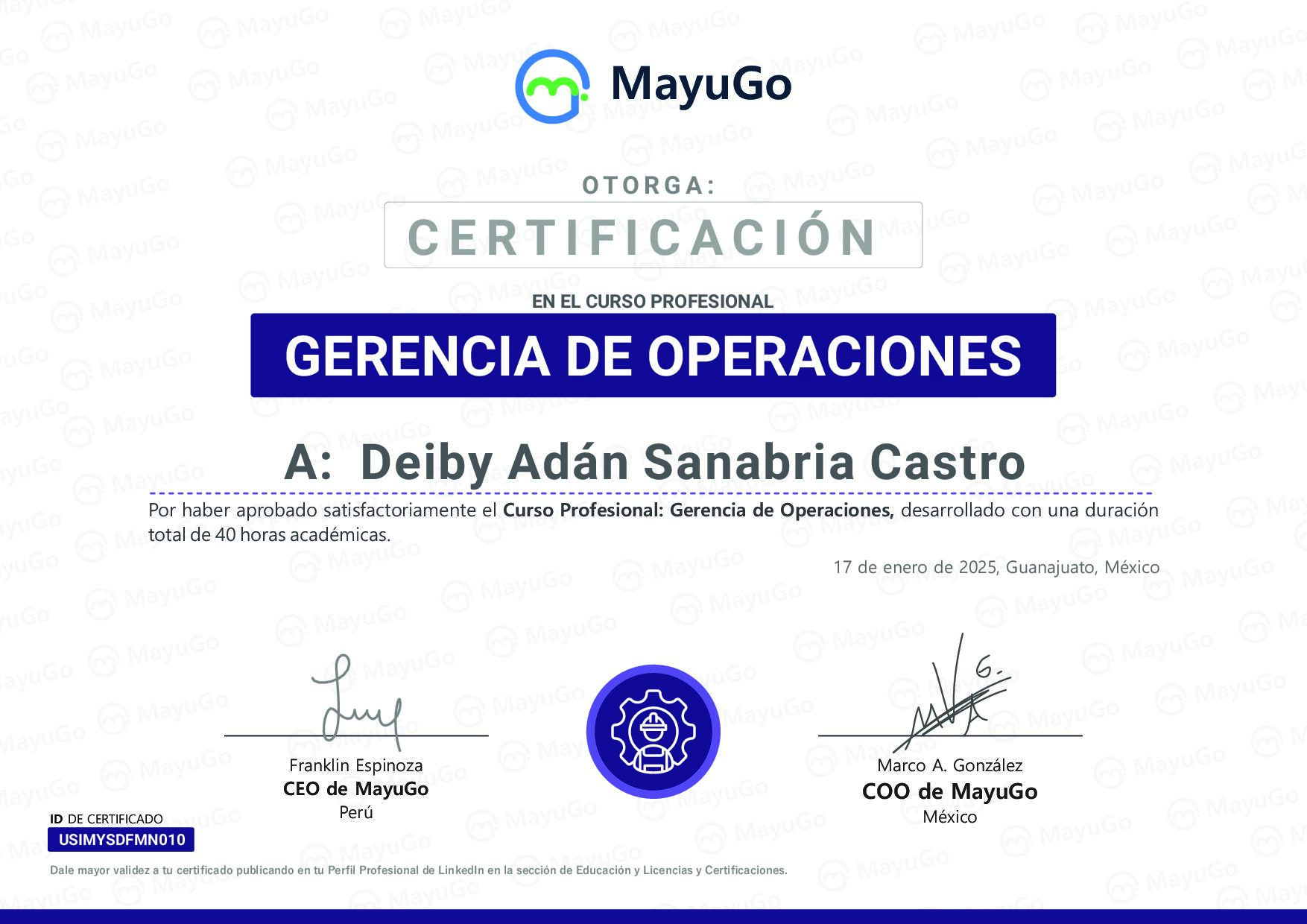 Certificado