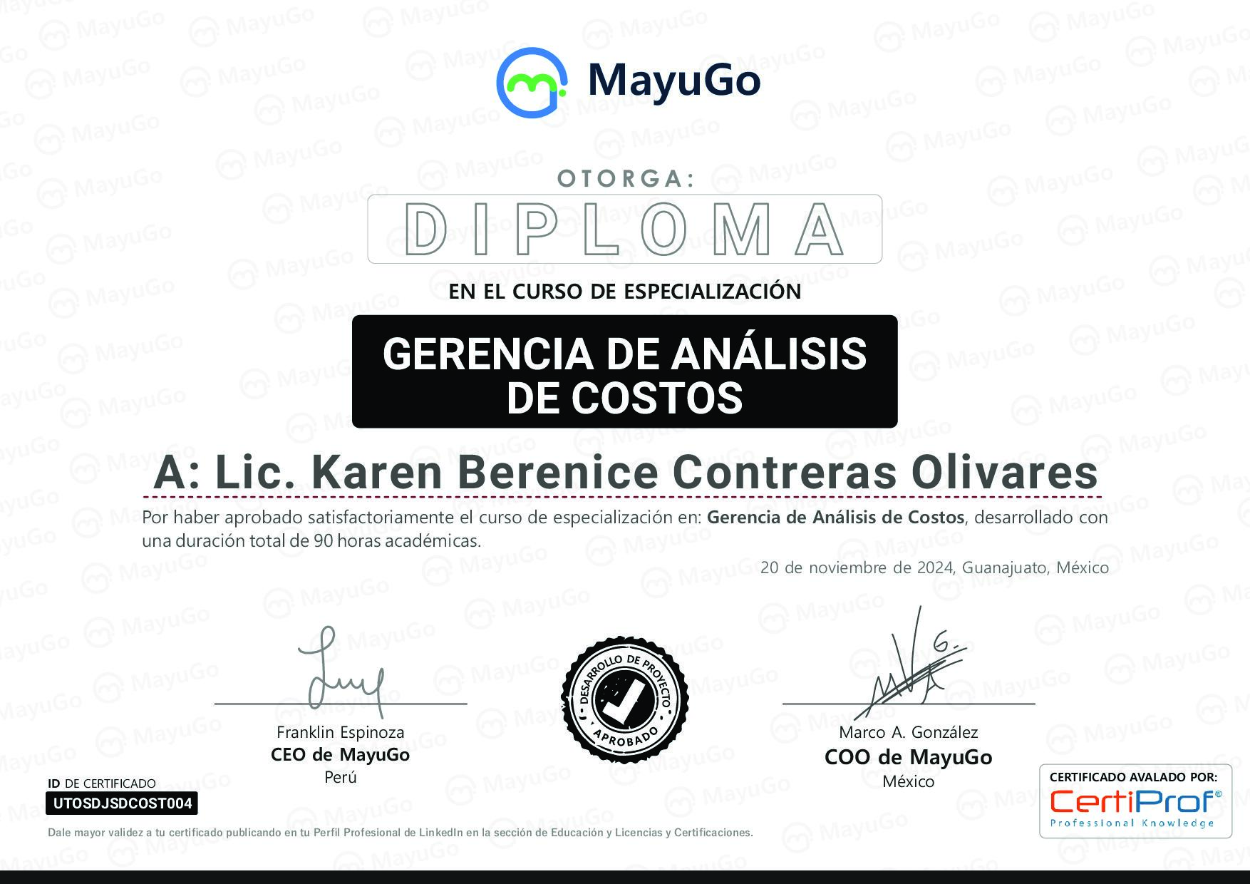 Certificado
