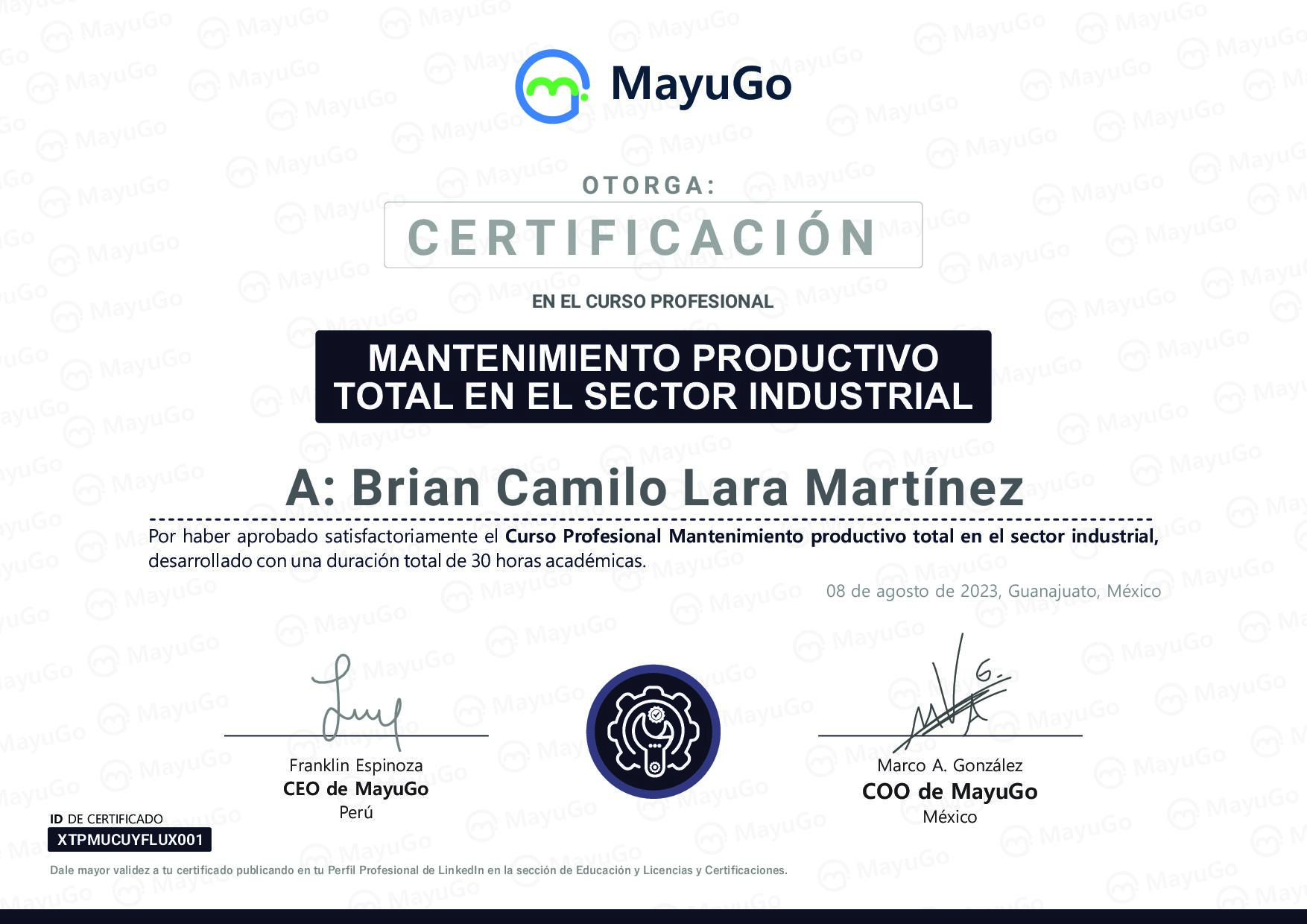 Certificado