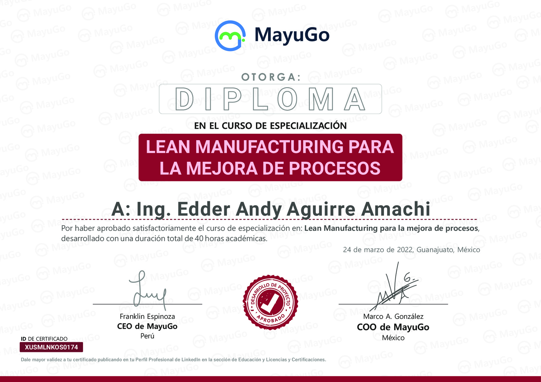 Certificado