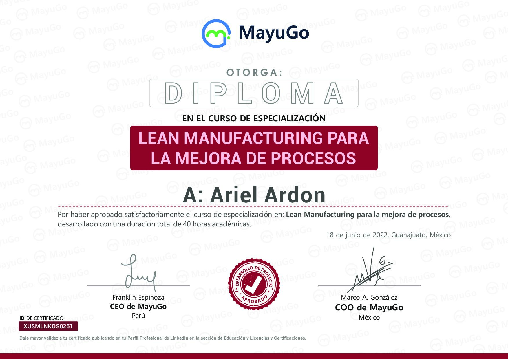 Certificado