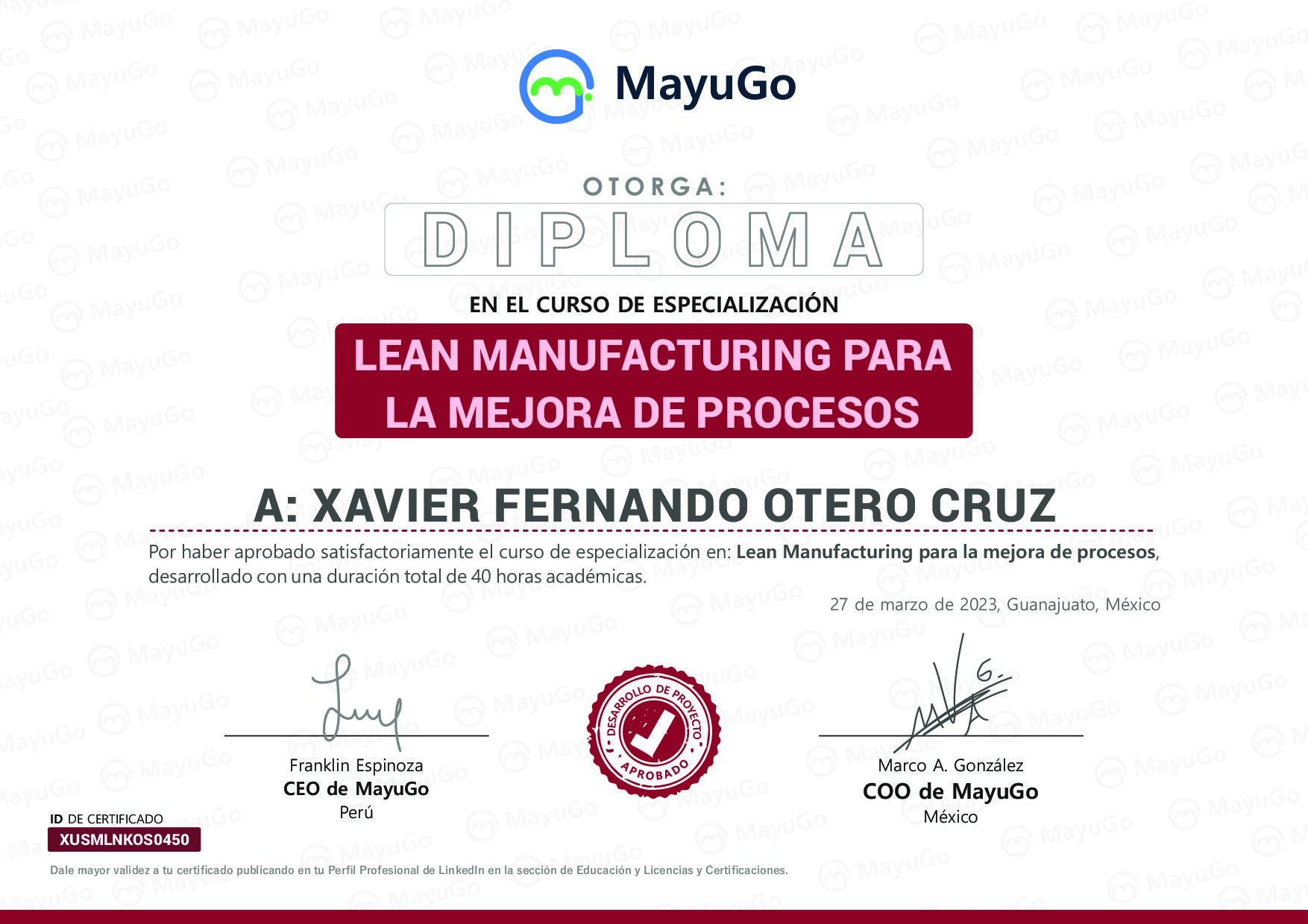 Certificado