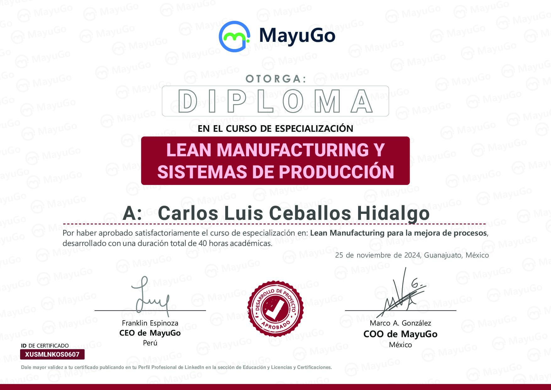 Certificado