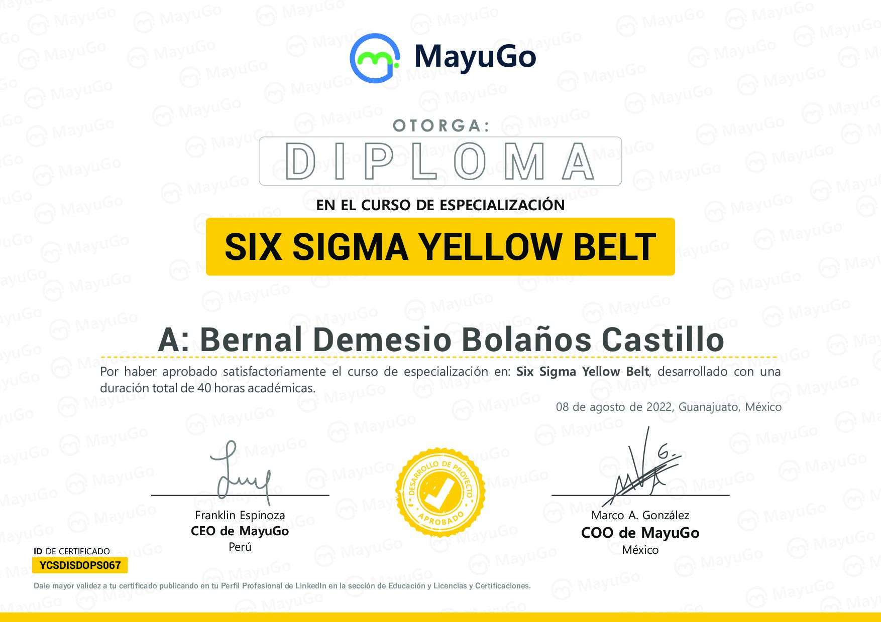 Certificado