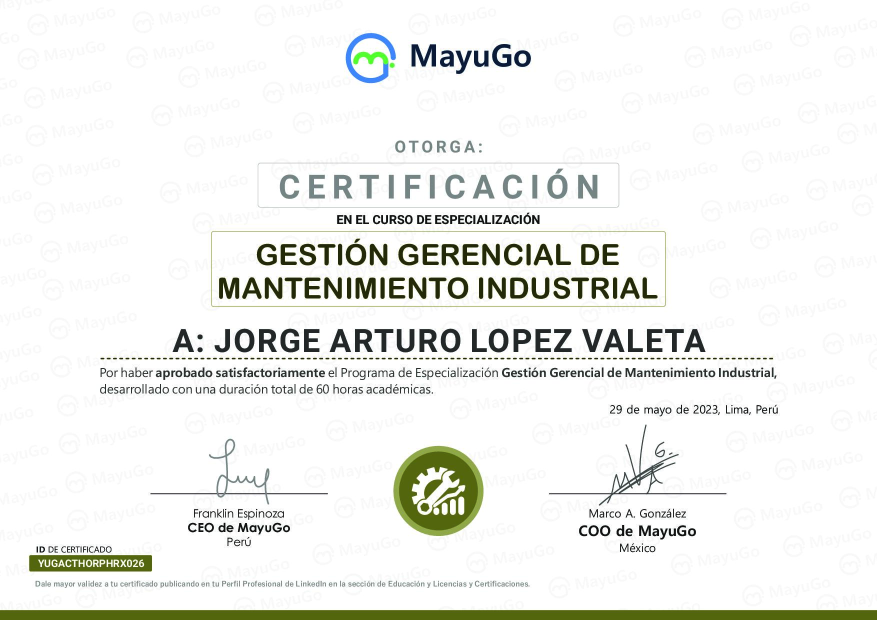 Certificado