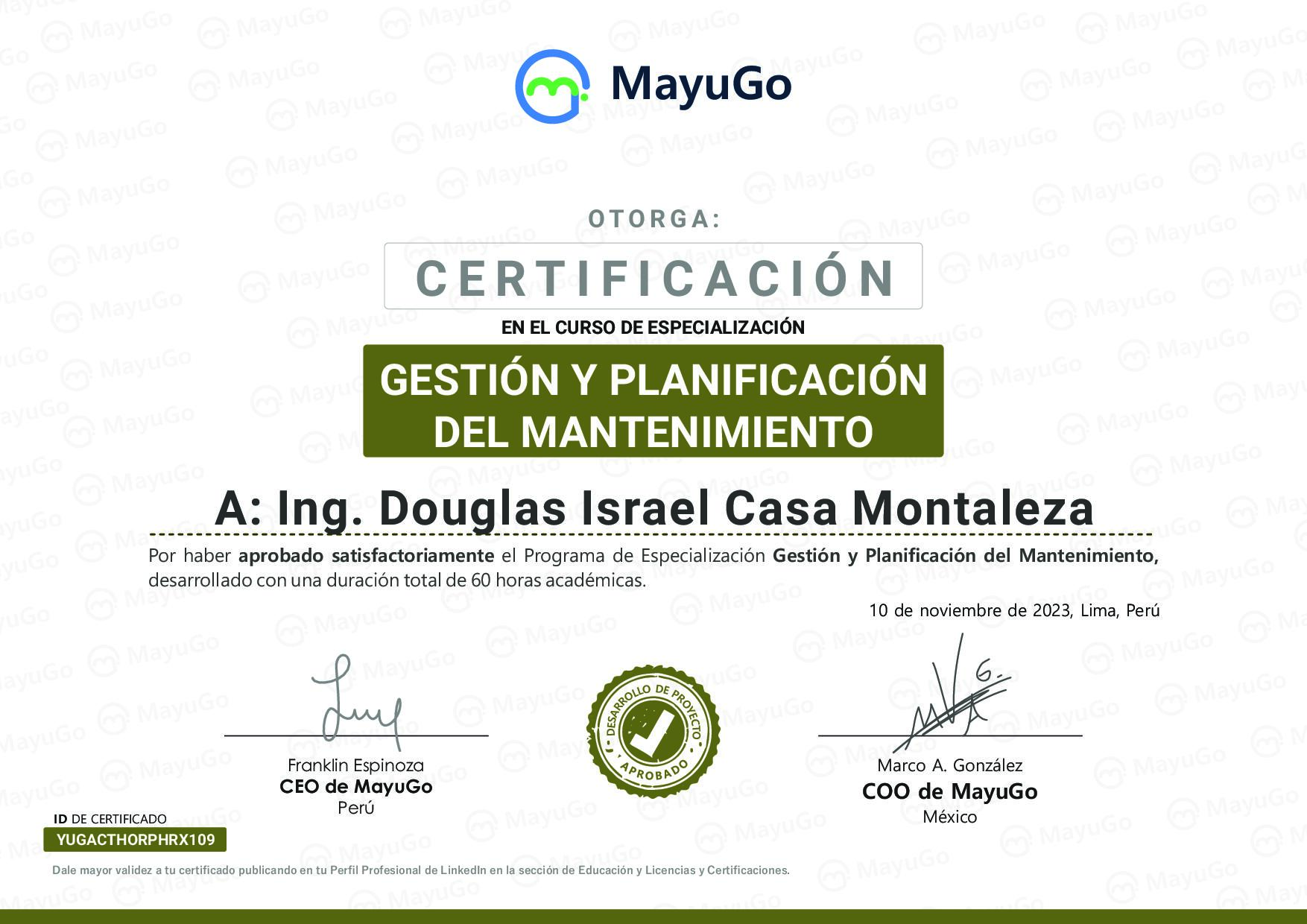 Certificado