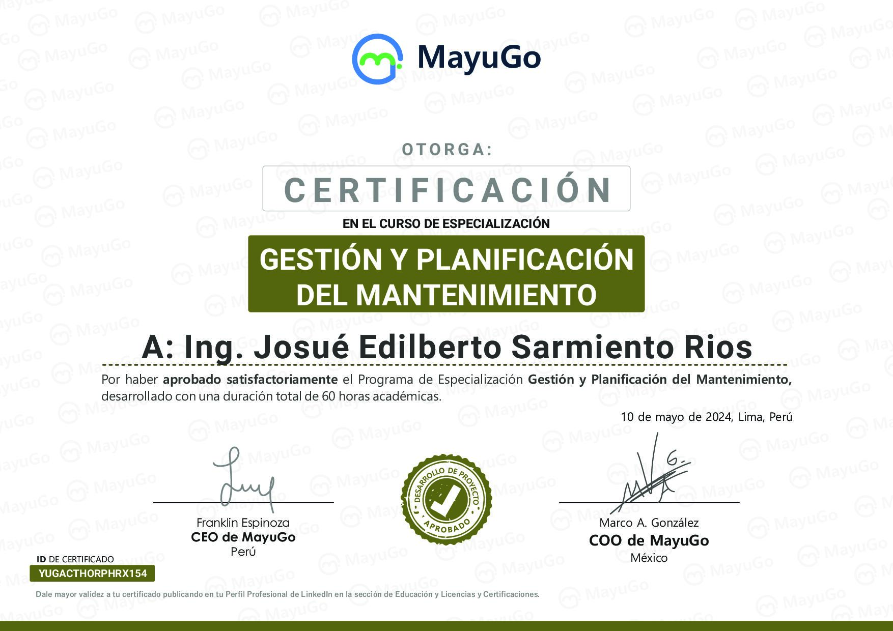 Certificado