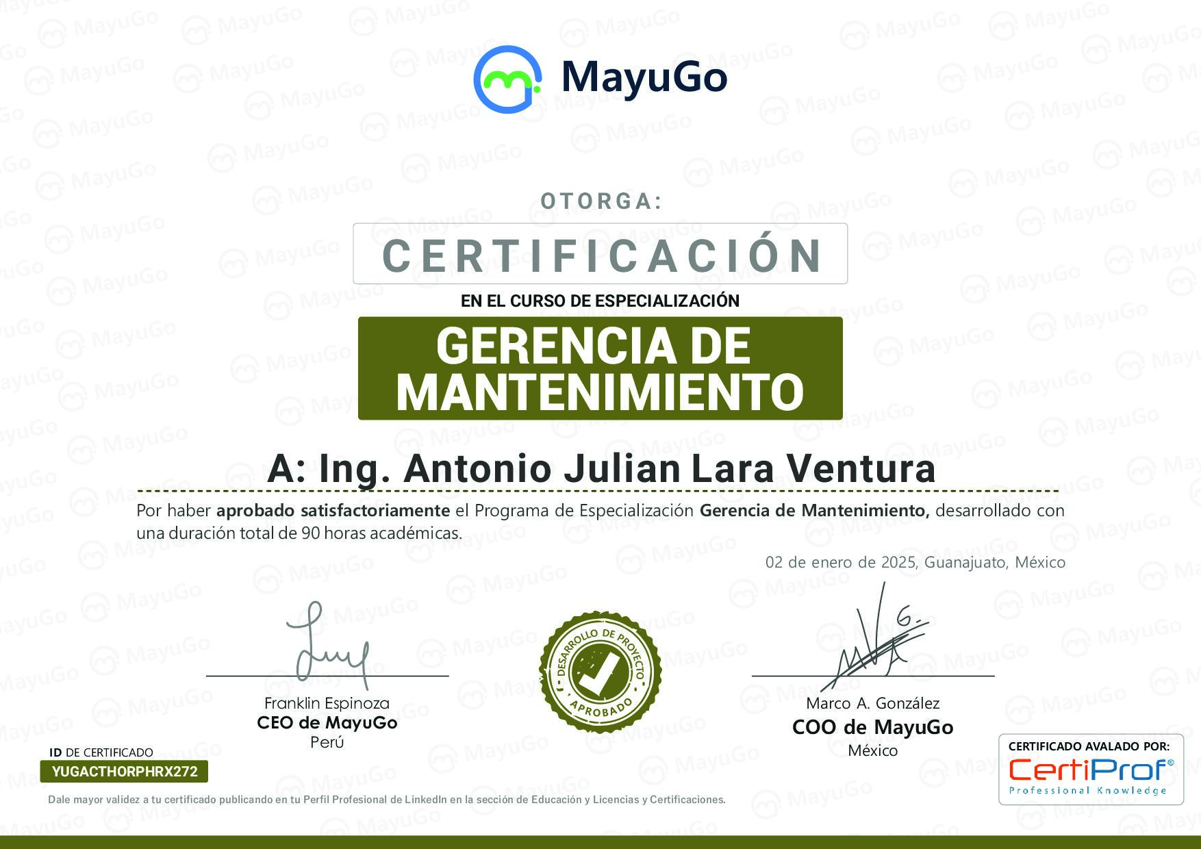 Certificado